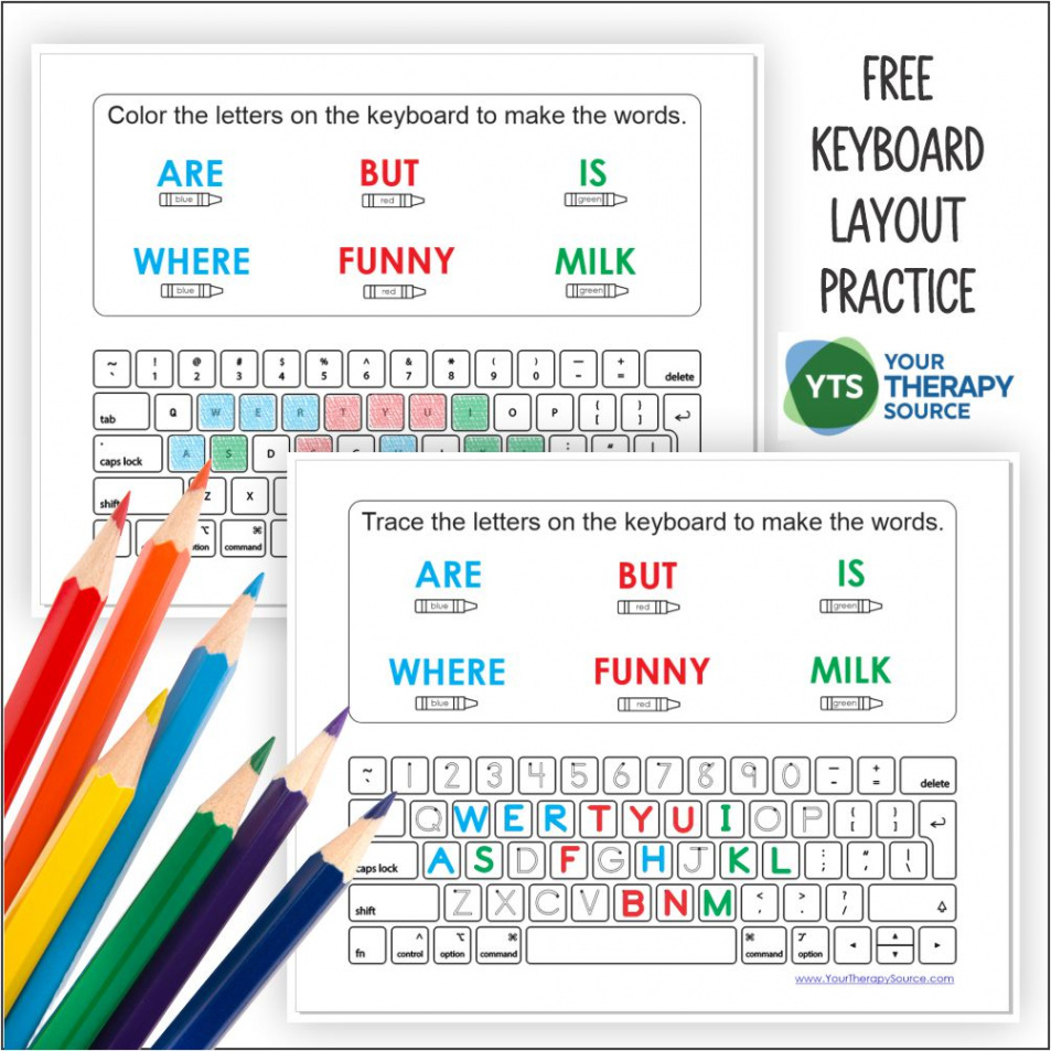 Learning the Keyboard Layout - FREE PDF - Your Therapy Source