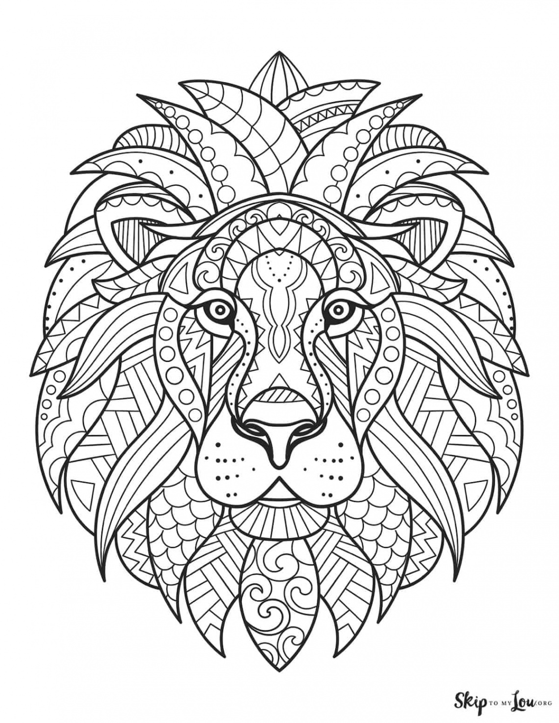 Lion Coloring Pages  Skip To My Lou