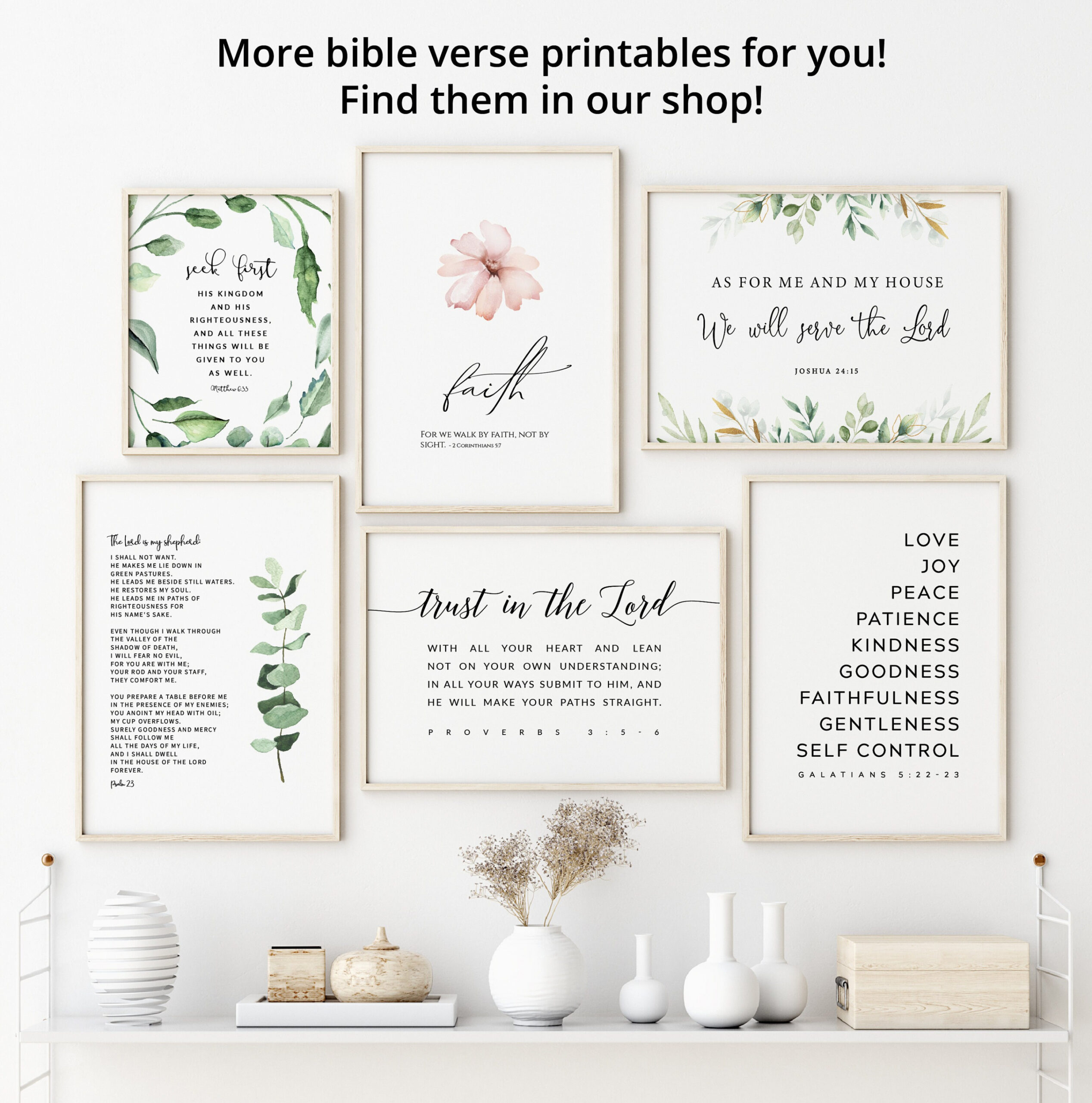 Matthew : Seek First Bible Verse Wall Art Printable Wall - Etsy