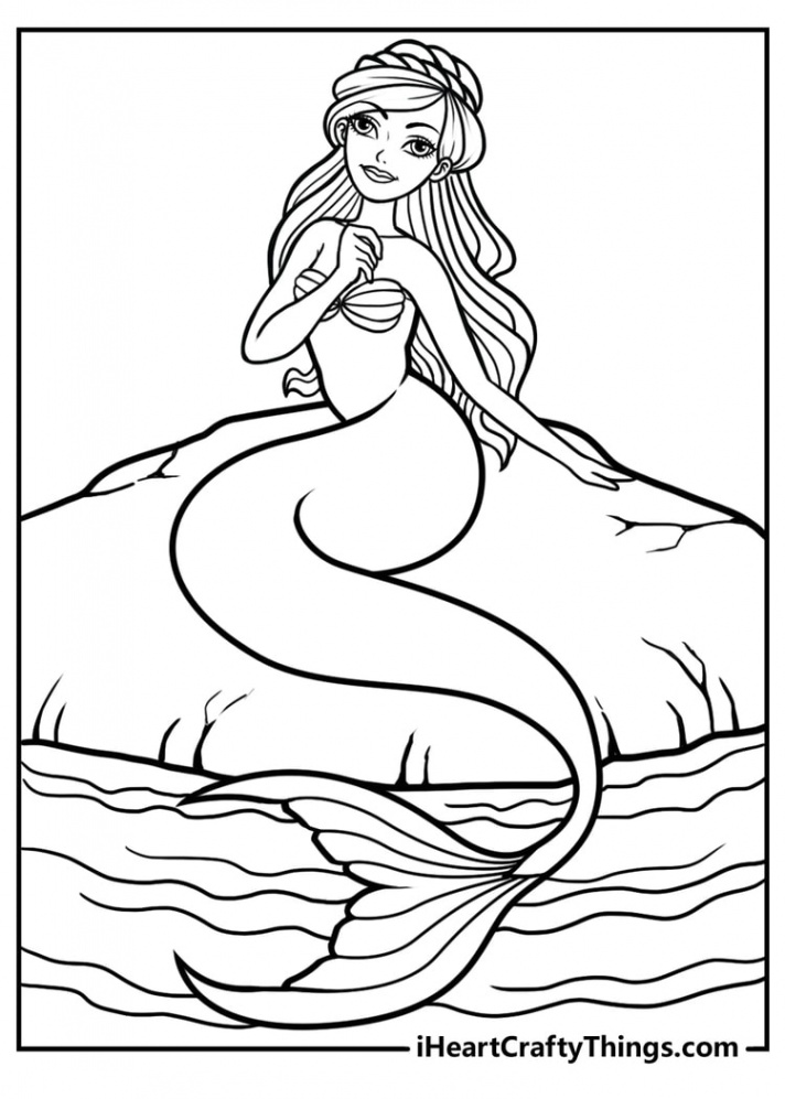 Mermaid Coloring Pages (% Free Printables)