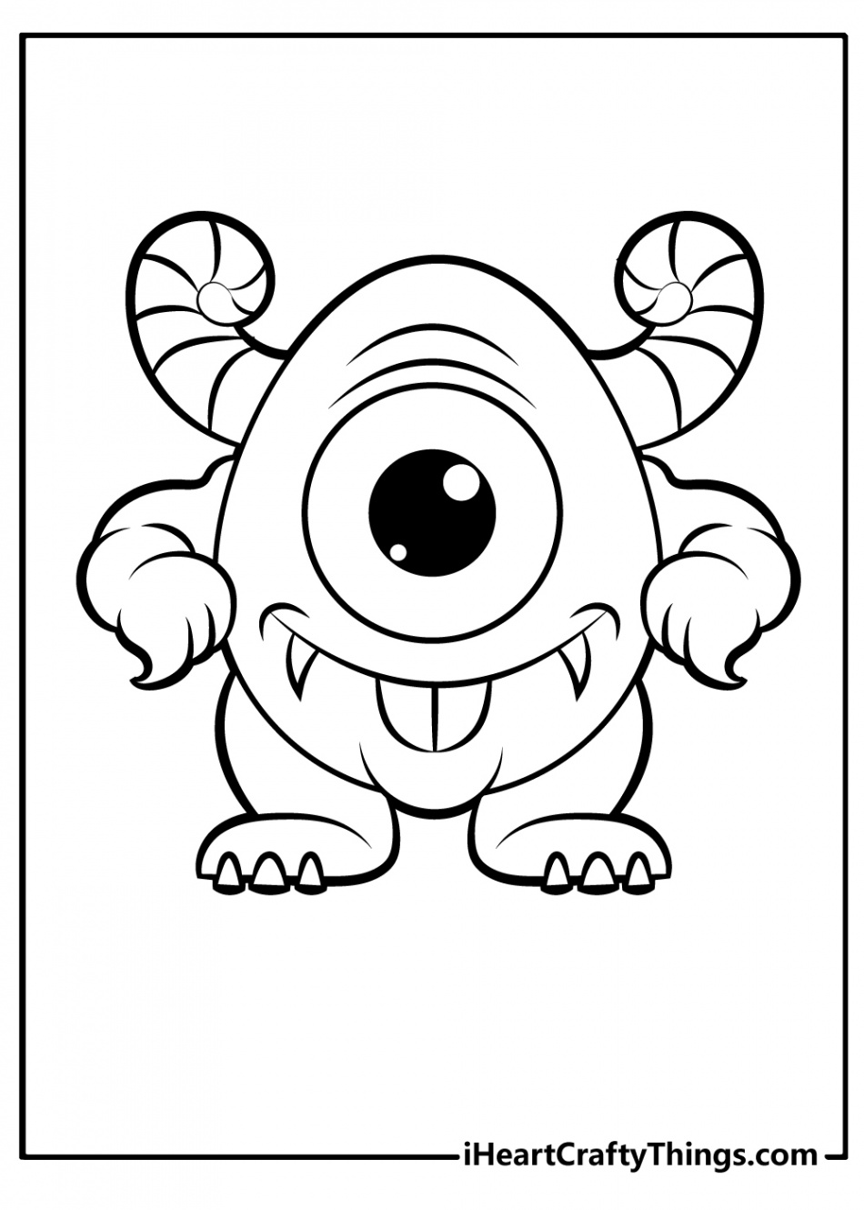 Monster Coloring Pages (% Free Printables)