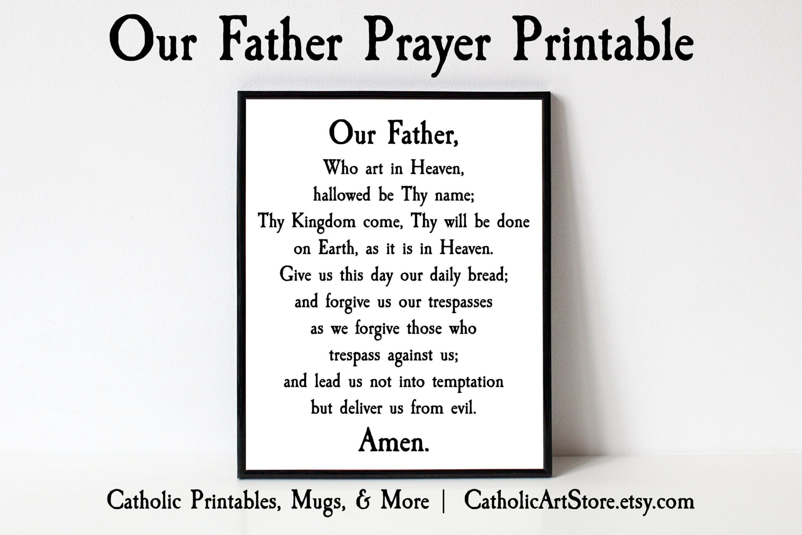 Pin on Our Father Art & Decor