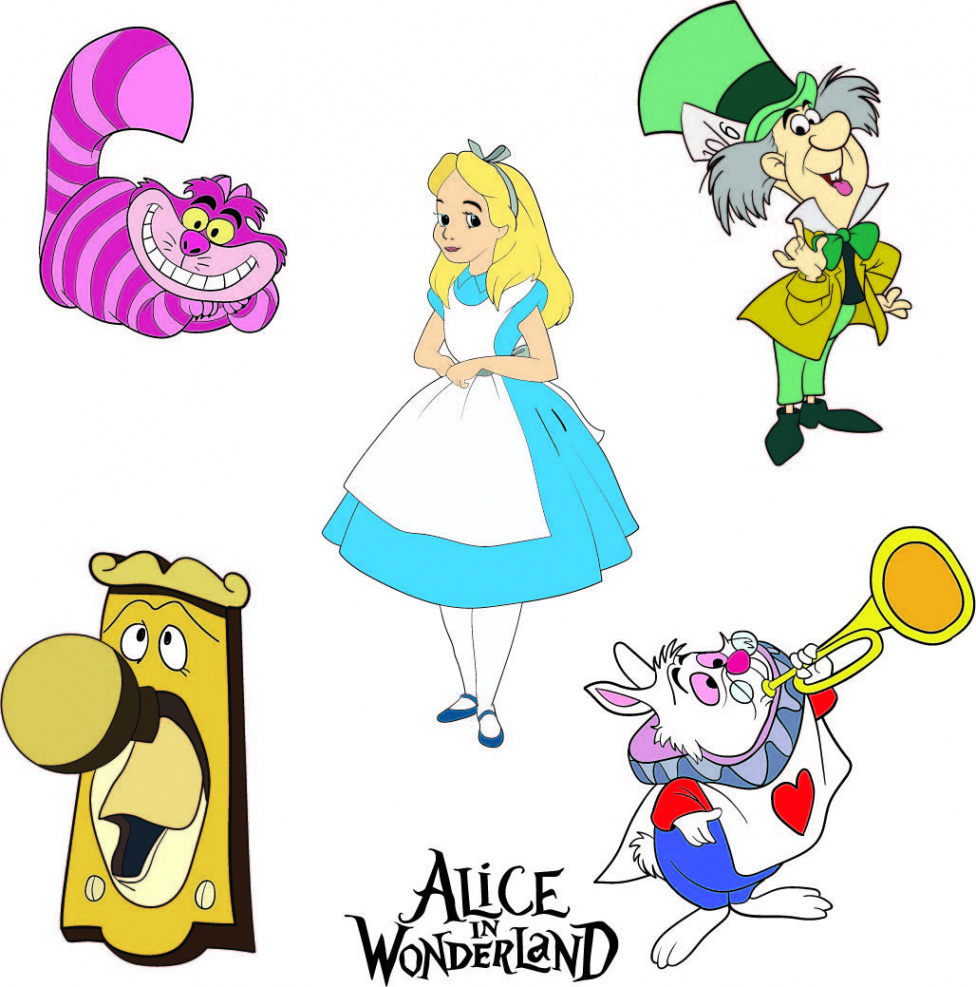 Printable Alice in Wonderland Characters  Alice in wonderland