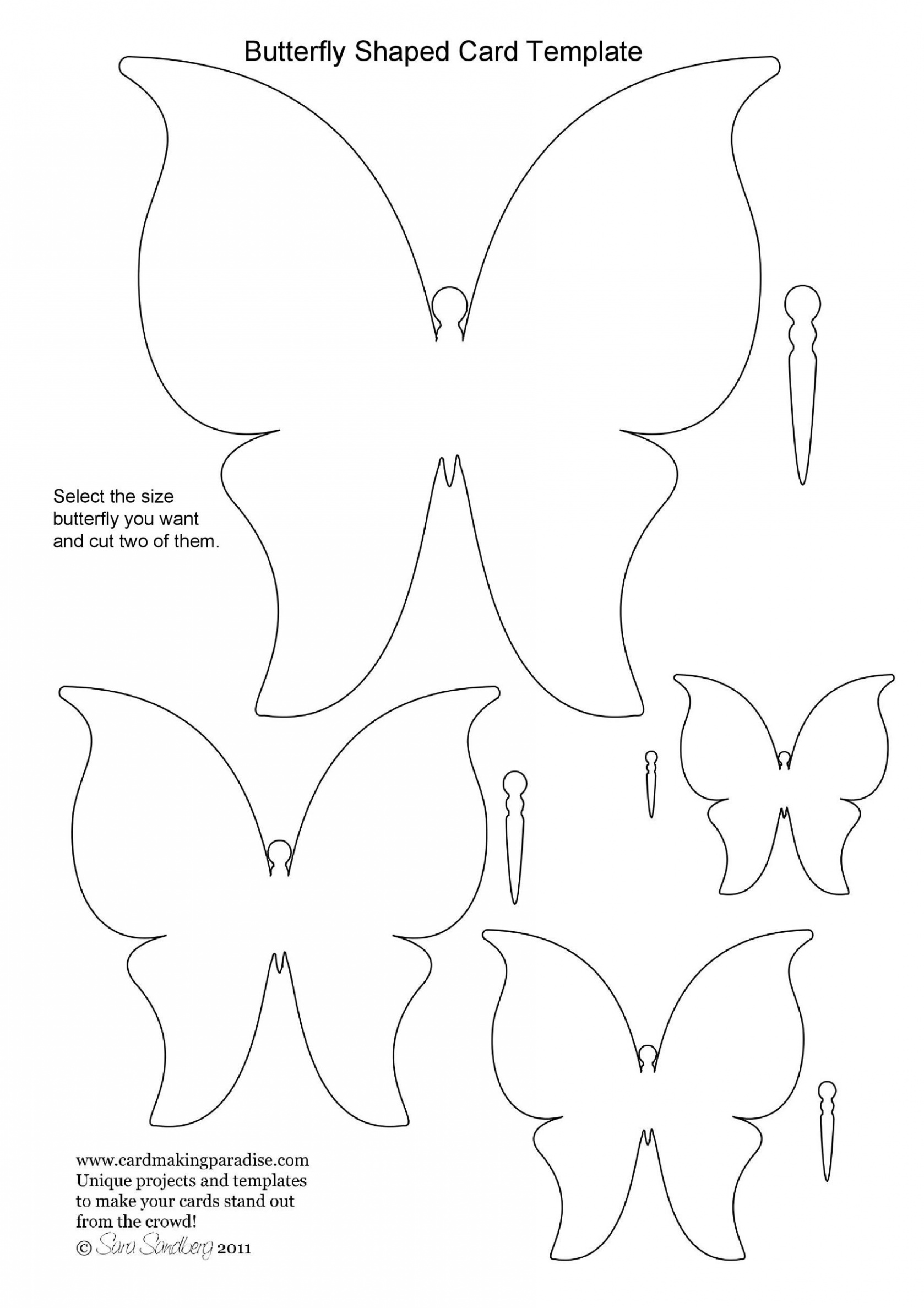 Printable & Cut Out Butterfly Templates 🦋 ᐅ TemplateLab