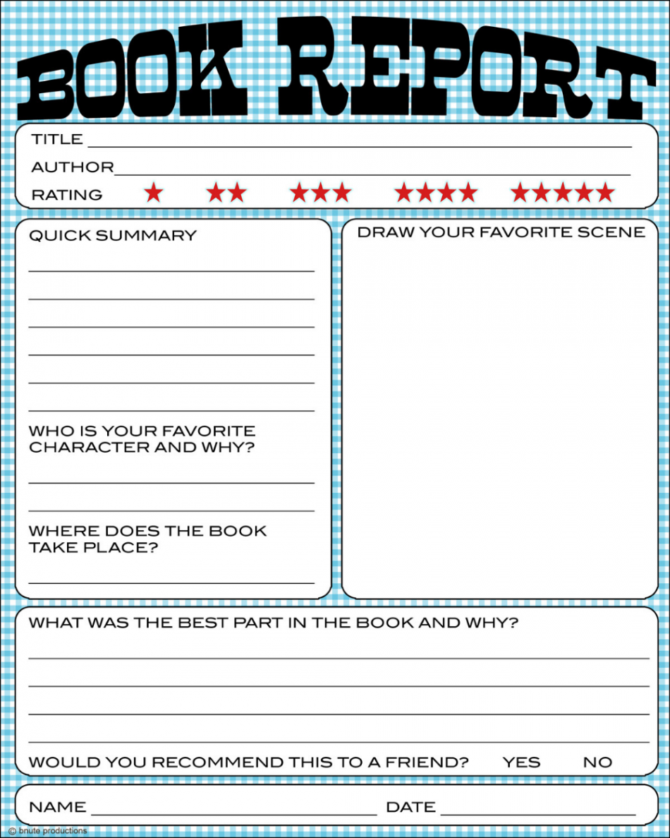 Printable Book Report  Book report template middle school, Book