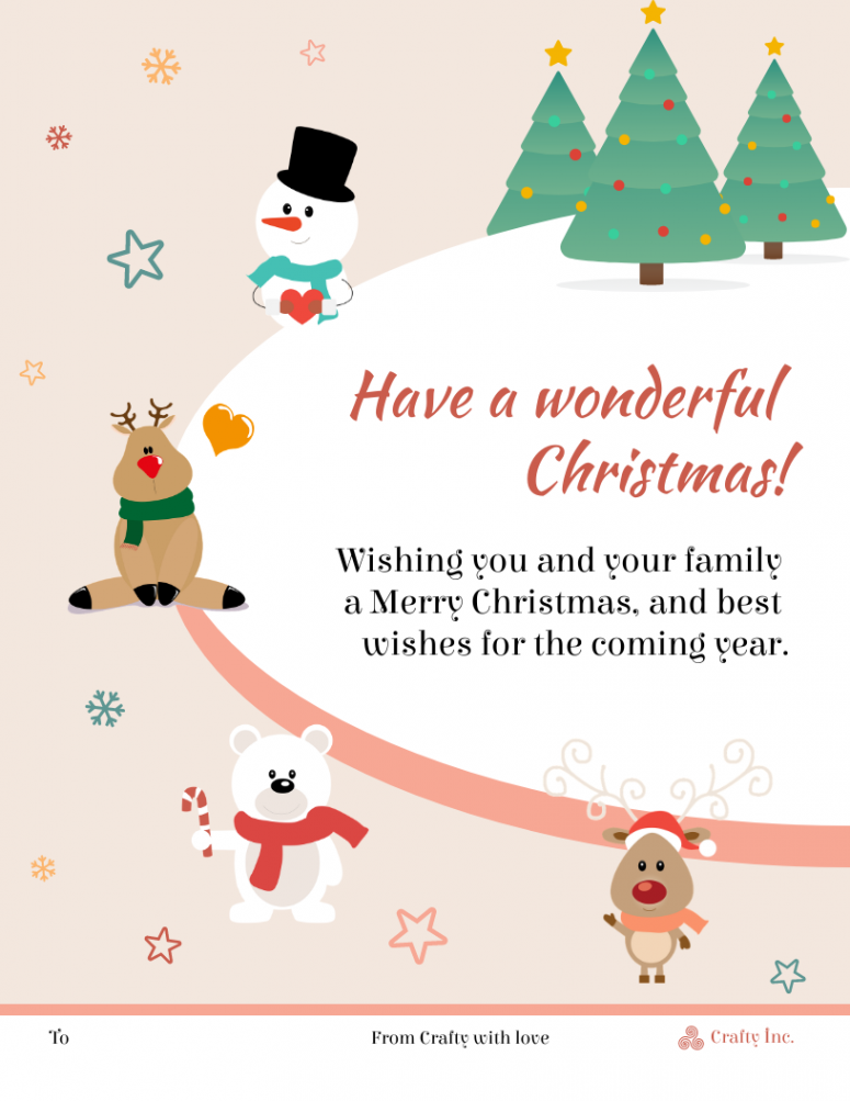 Printable Christmas Cards - Venngage