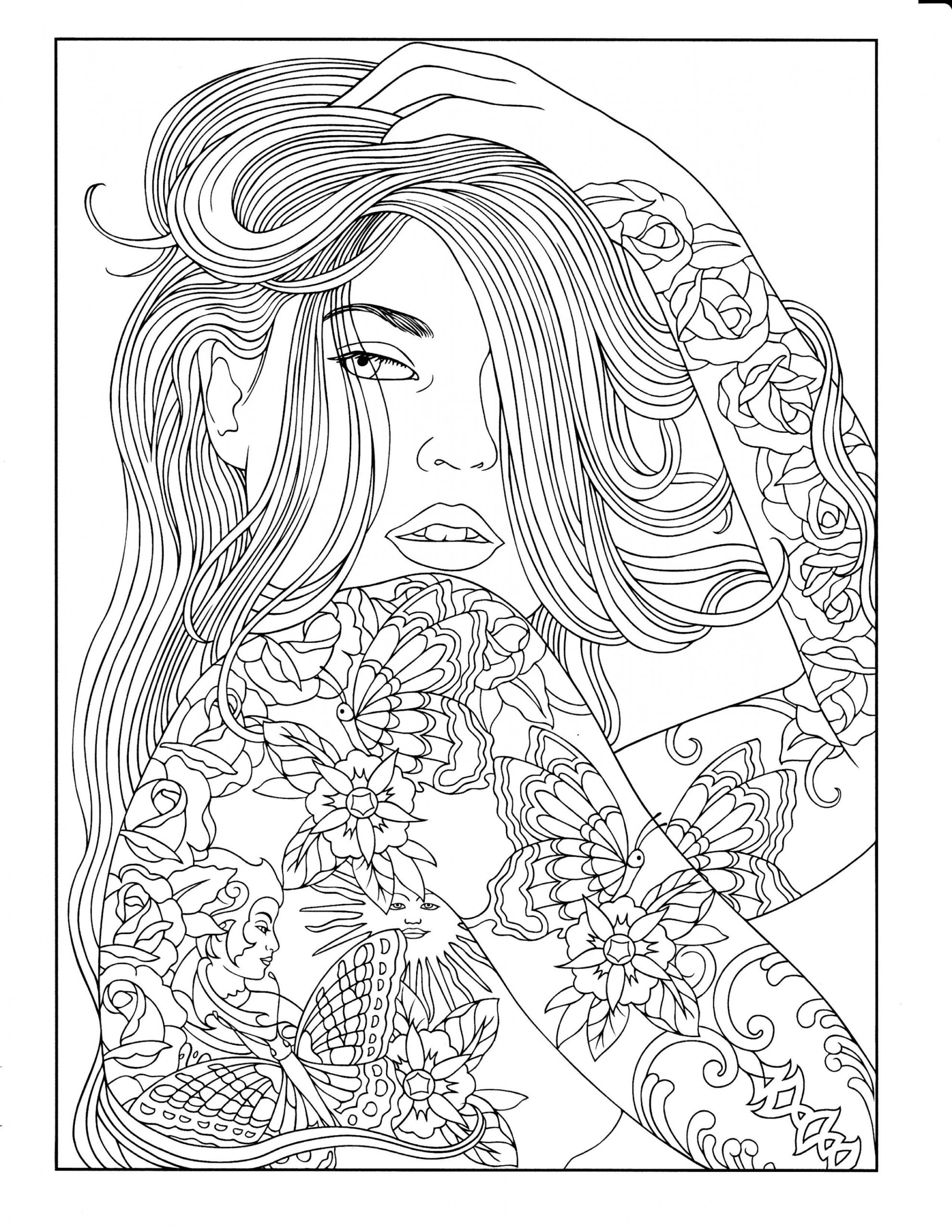 Printable Coloring Page   People coloring pages, Animal coloring