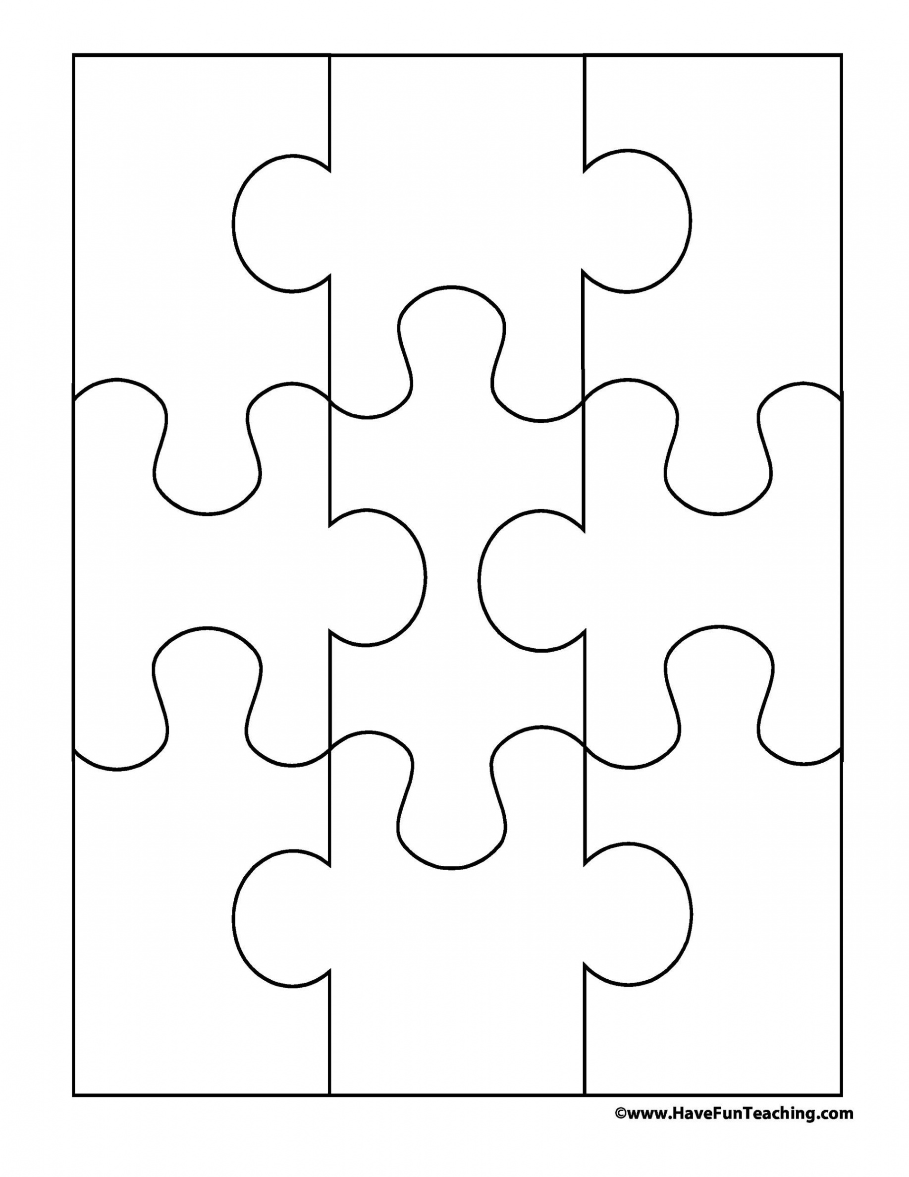 Printable Puzzle Piece Templates ᐅ TemplateLab