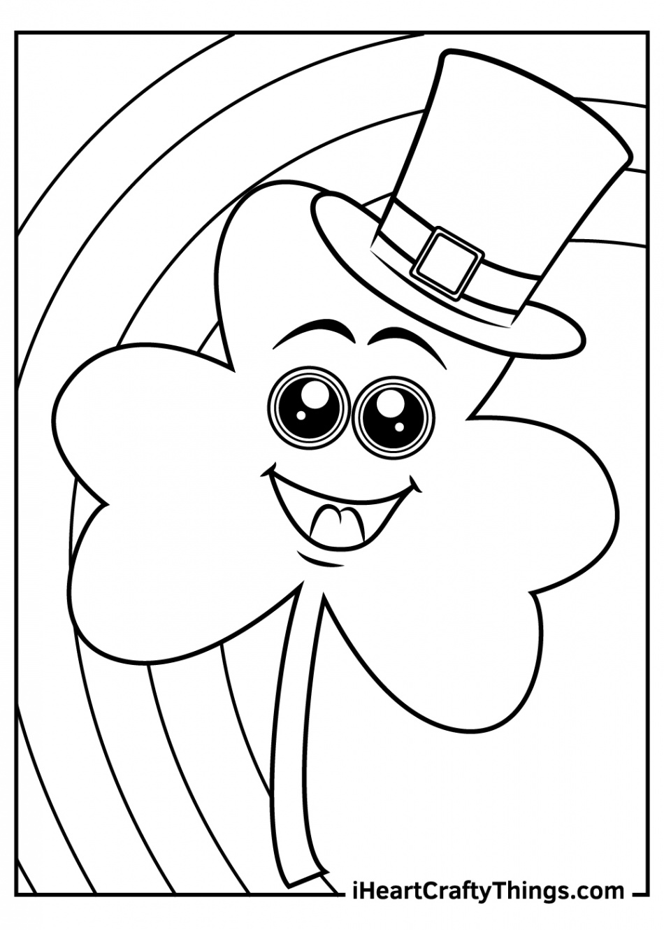 Shamrock Coloring Pages (Updated )