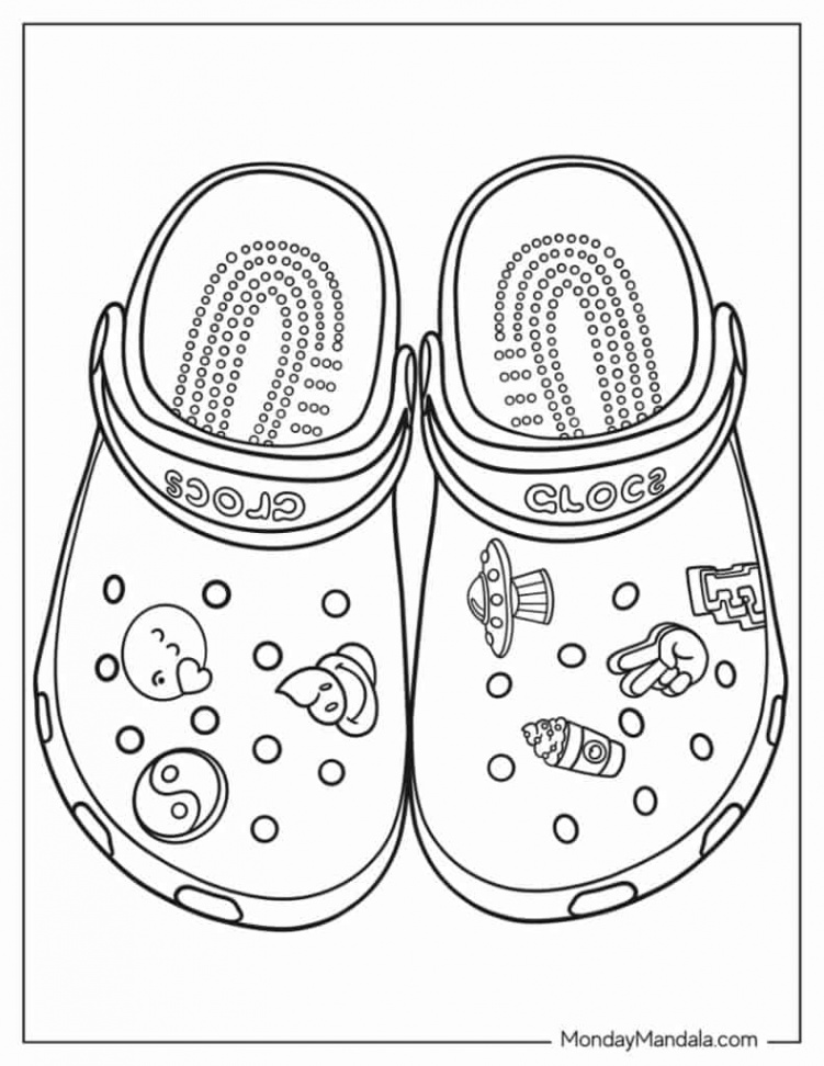 Shoe Coloring Pages (Free PDF Printables)