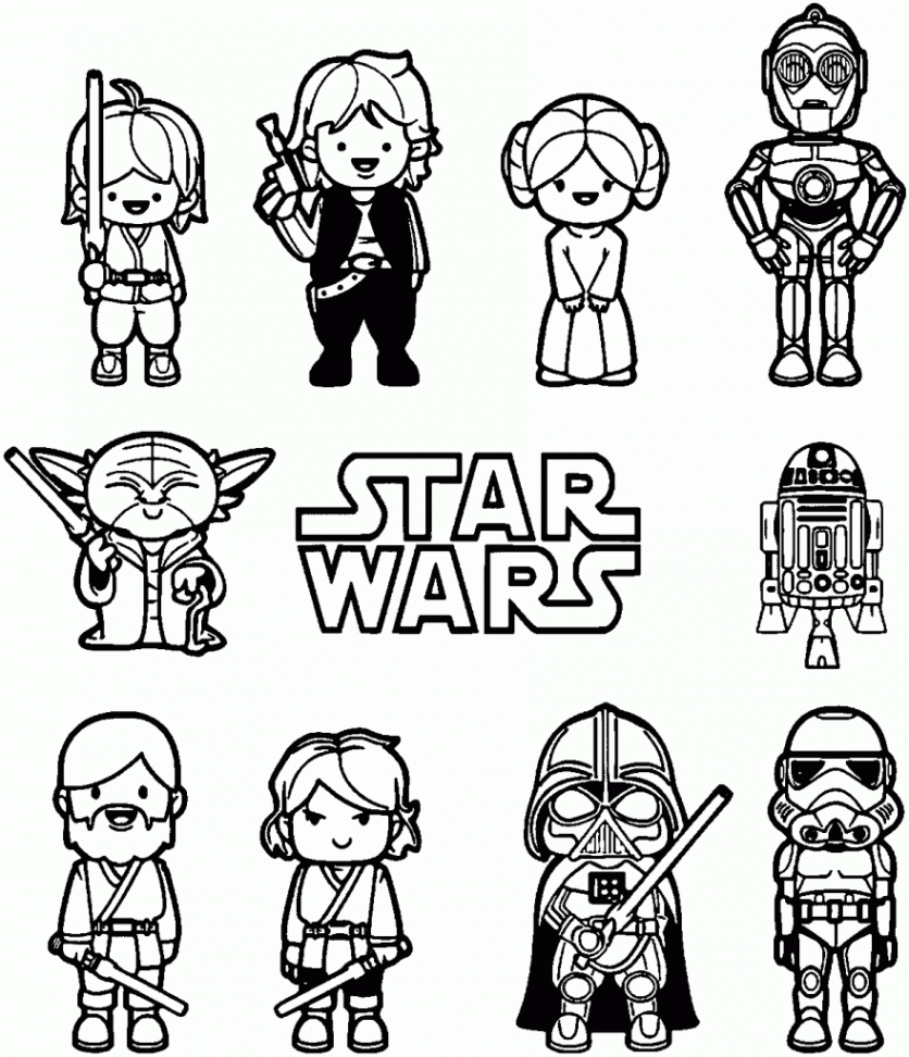 Star Wars Coloring Pages - Free Printable Star Wars Coloring Pages