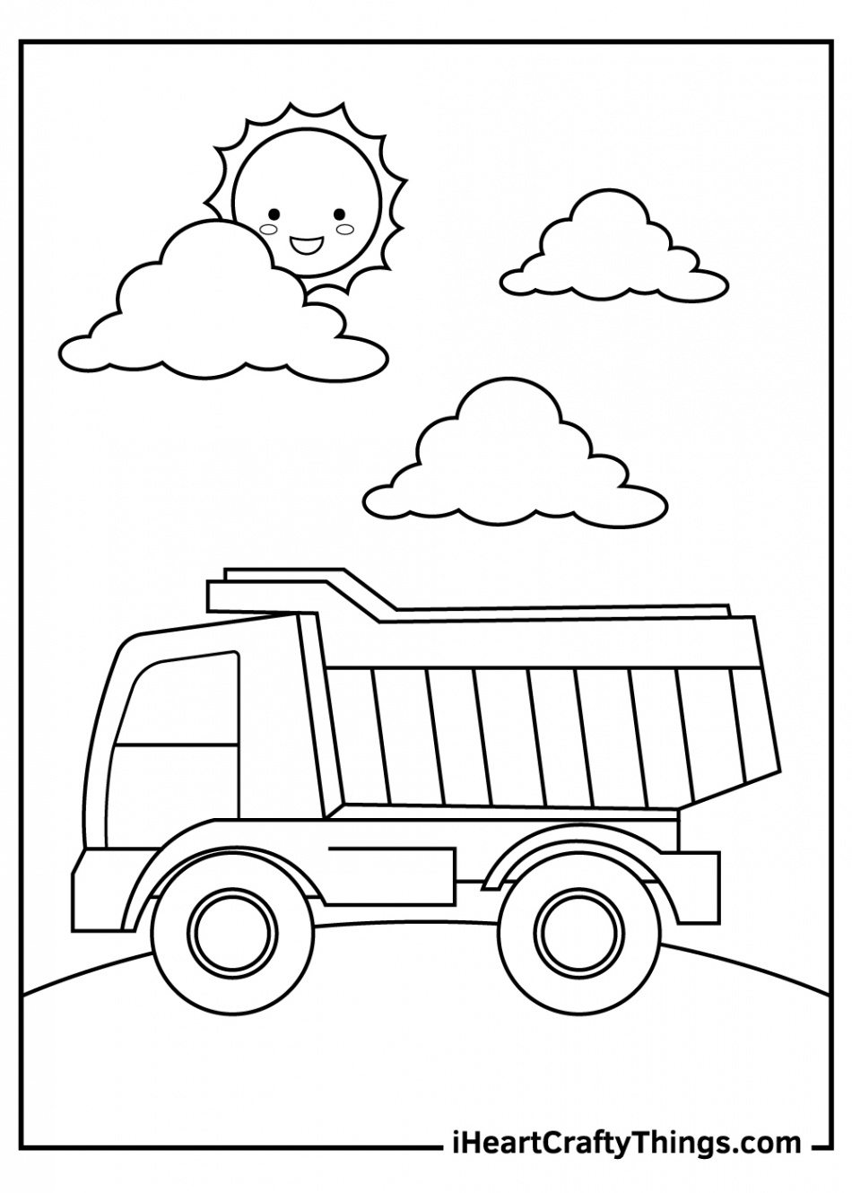 Truck Coloring Pages (% Free Printables)