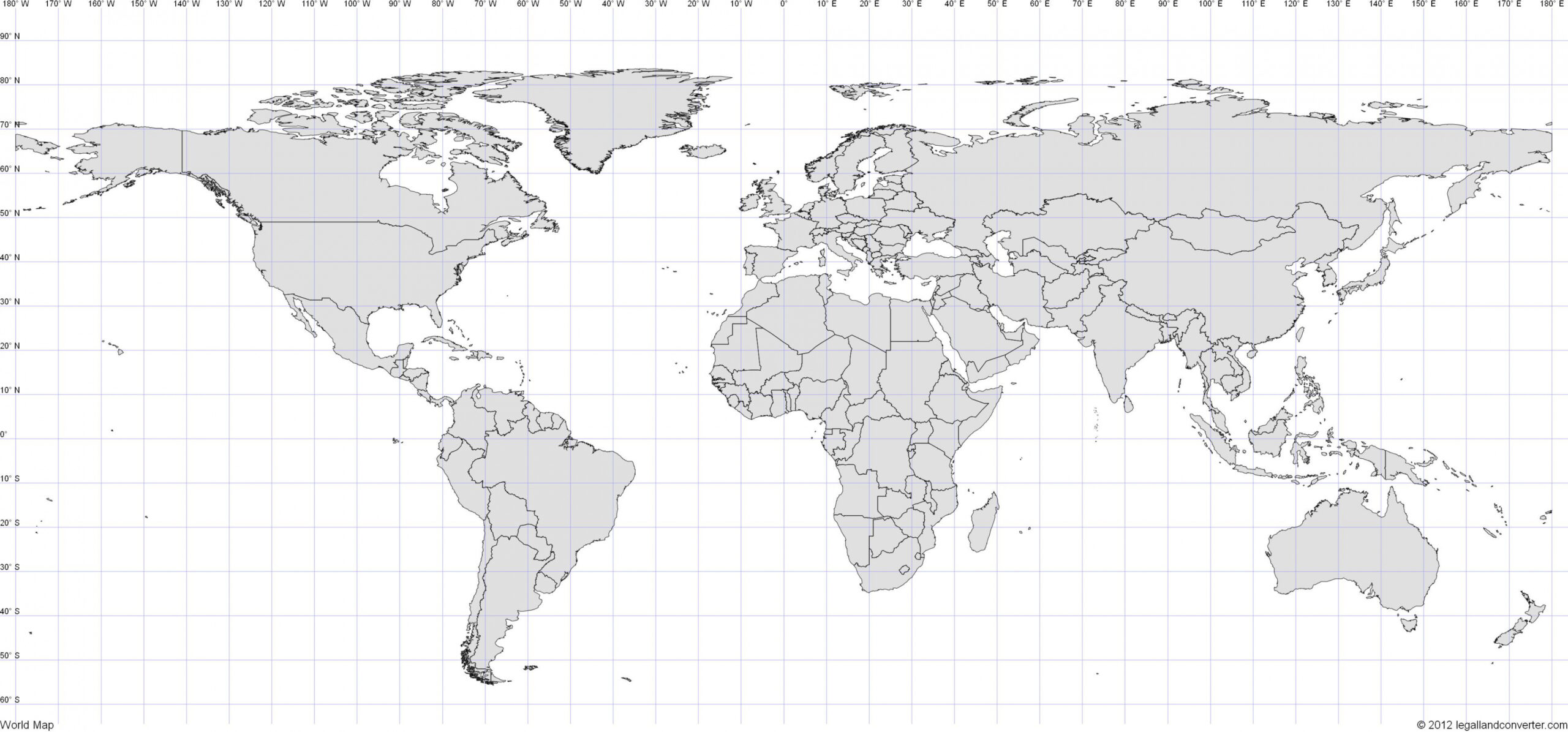 World map latitude, Blank world map, World geography map