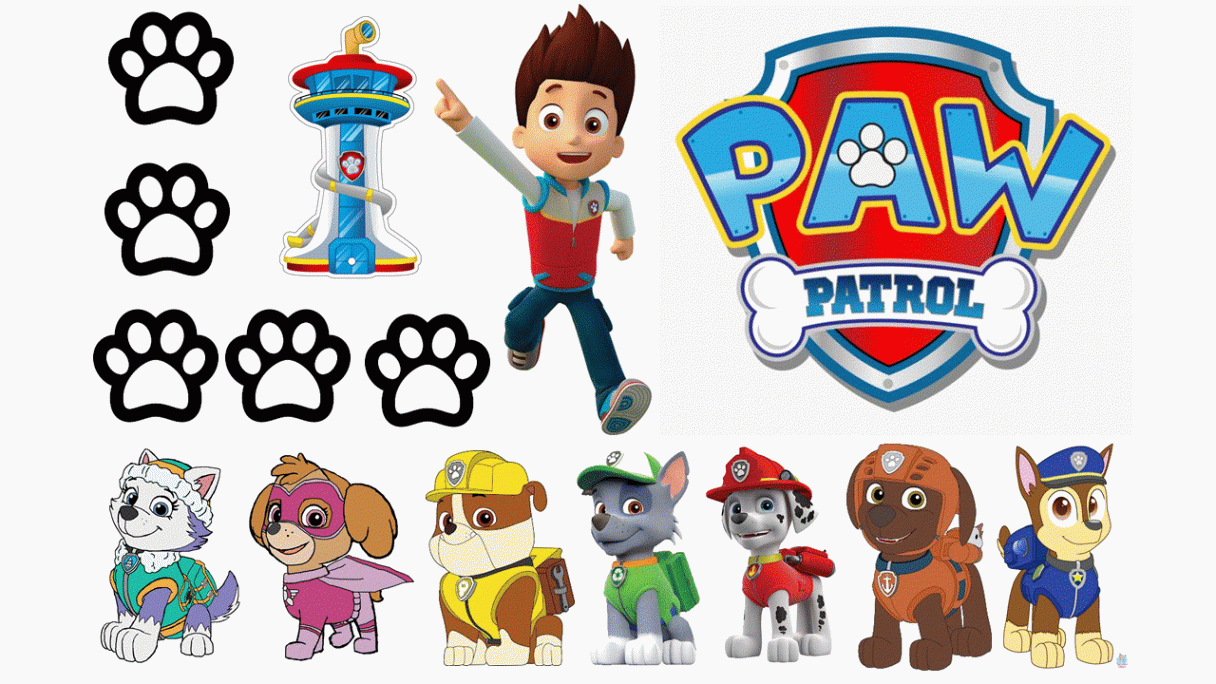 A Paw Patrol Printable sheet