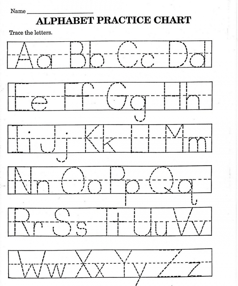 ABC Printable Worksheet for Kindergarten  Letter recognition