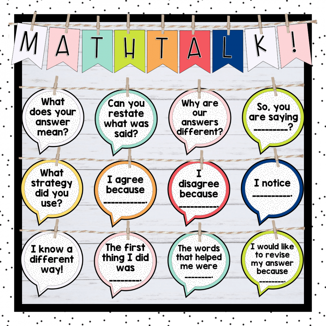 Accountable Talk Bulletin Display — Stephanie Nash