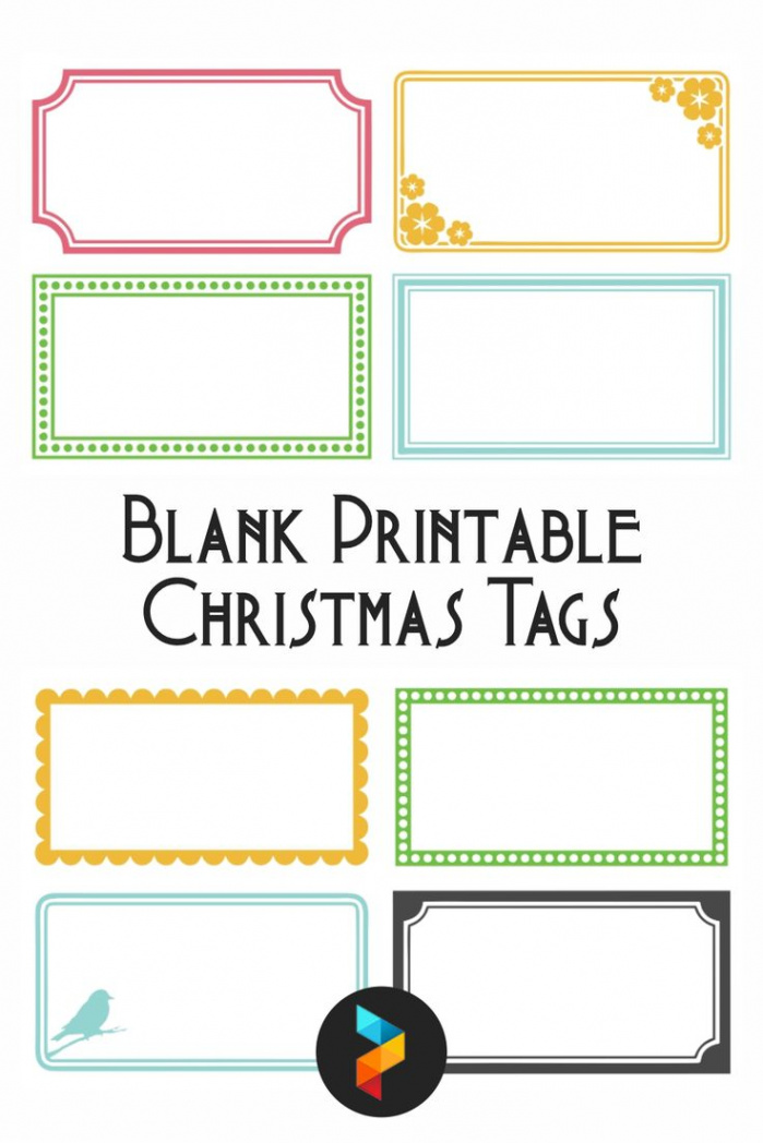 Best Blank Printable Christmas Tags PDF for Free at Printablee