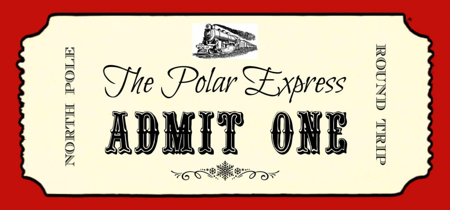 Best Free Polar Express Party Printables  Zena