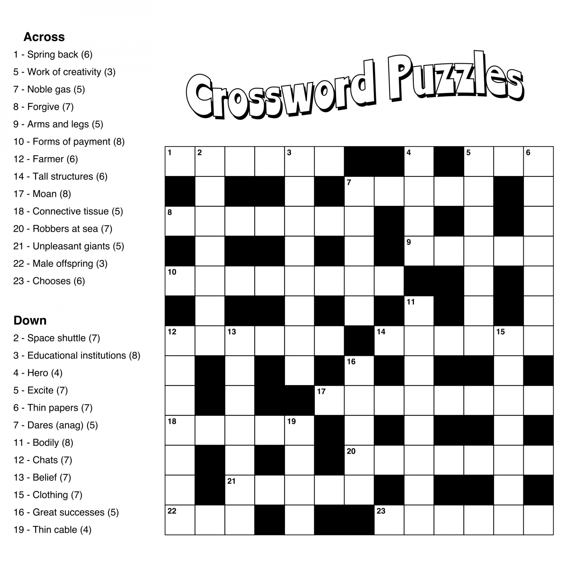 Best Printable Puzzles - printablee