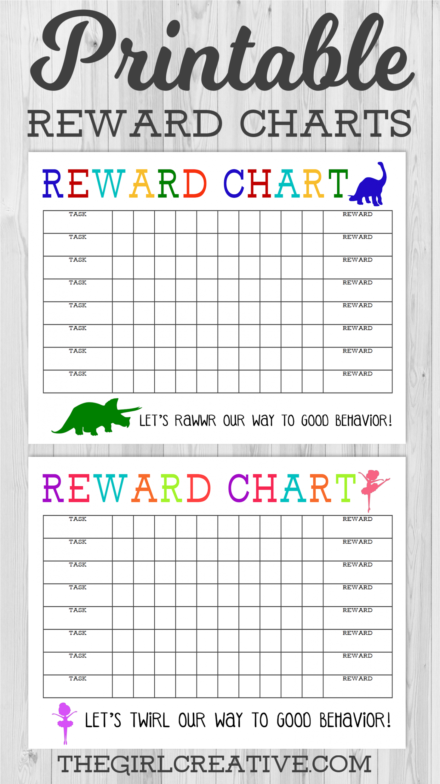 Blank Reward Chart Printable  Star chart for kids, Printable