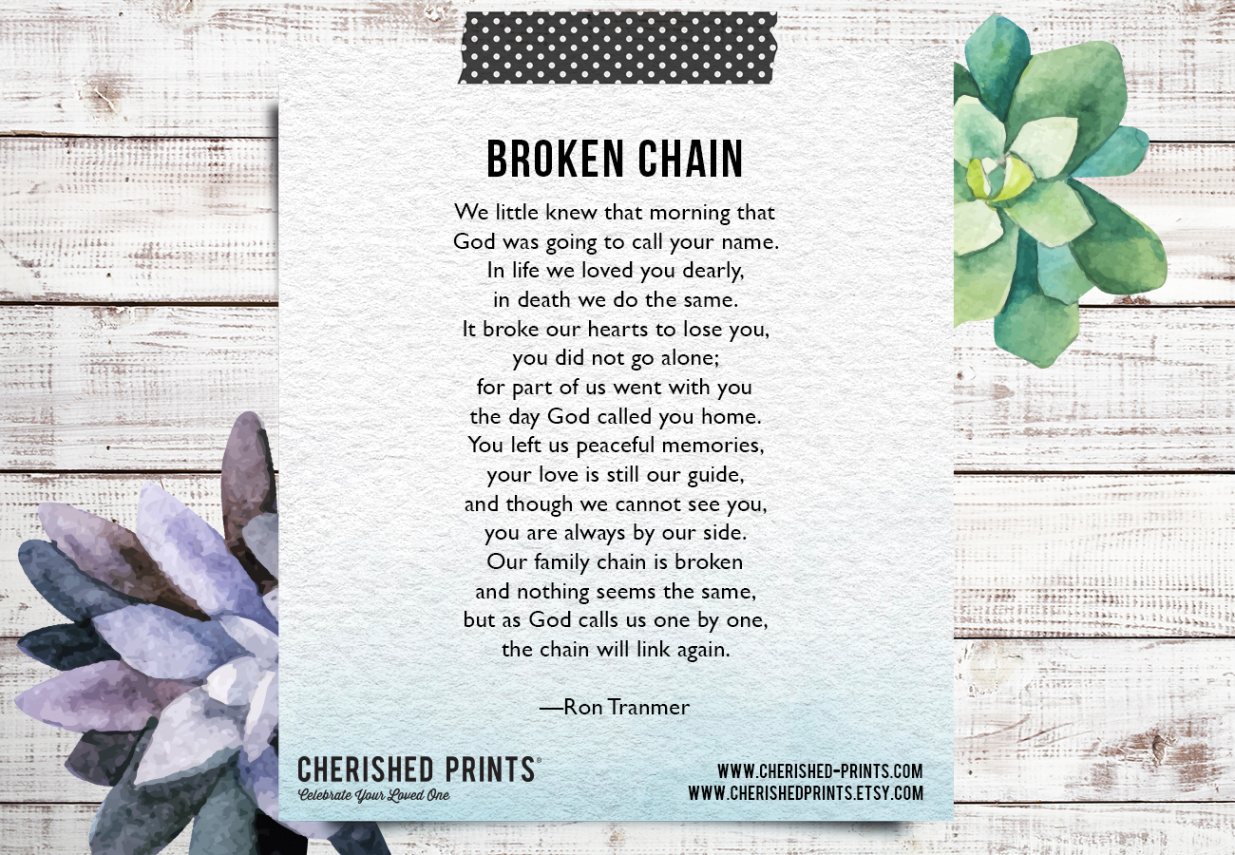 Broken Chain • Cherished Prints