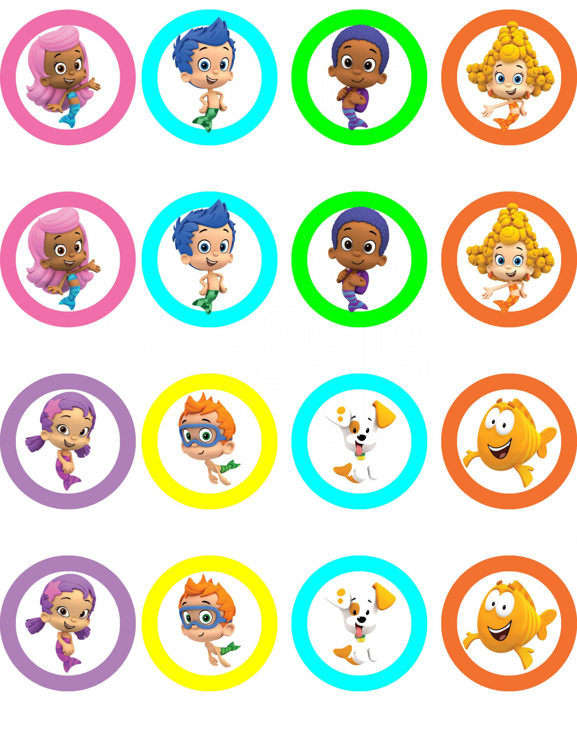 Bubble Guppies printables PAGE