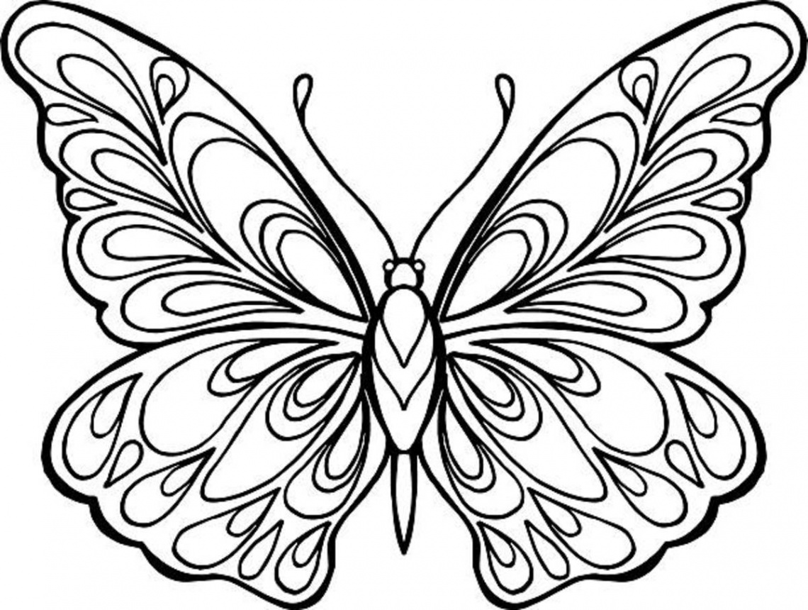 Butterfly Coloring Pages:  Free Printable Sheets - Parade