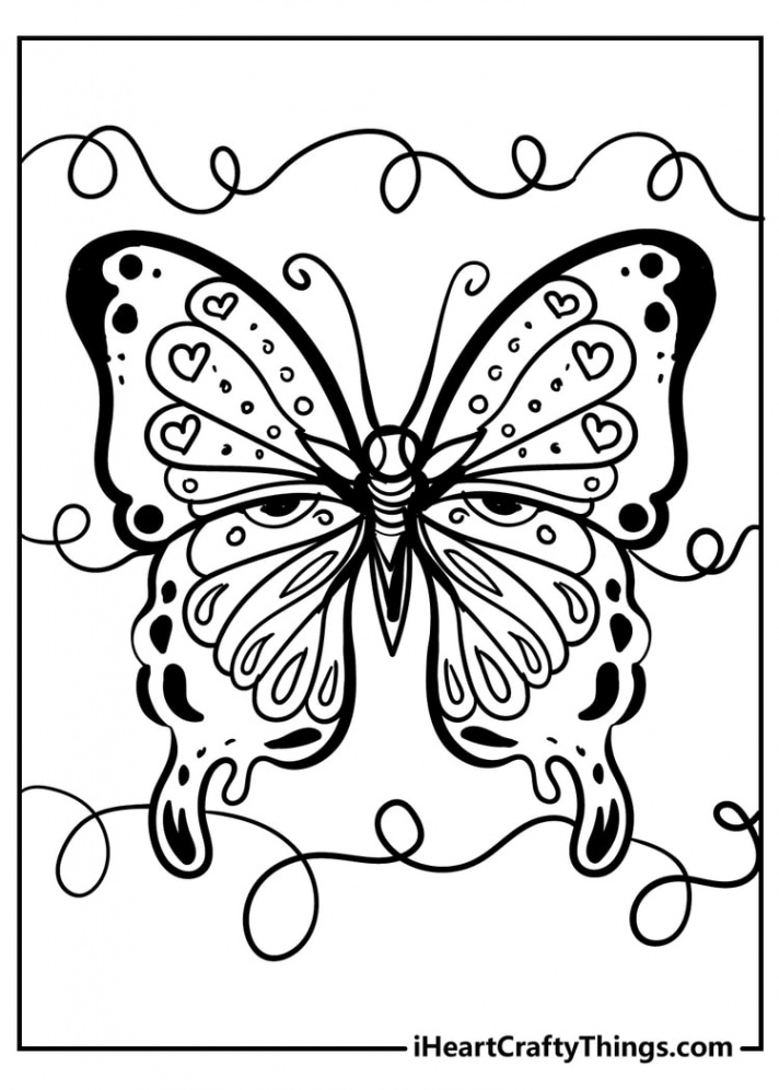 Butterfly Coloring Pages (% Free Printables)