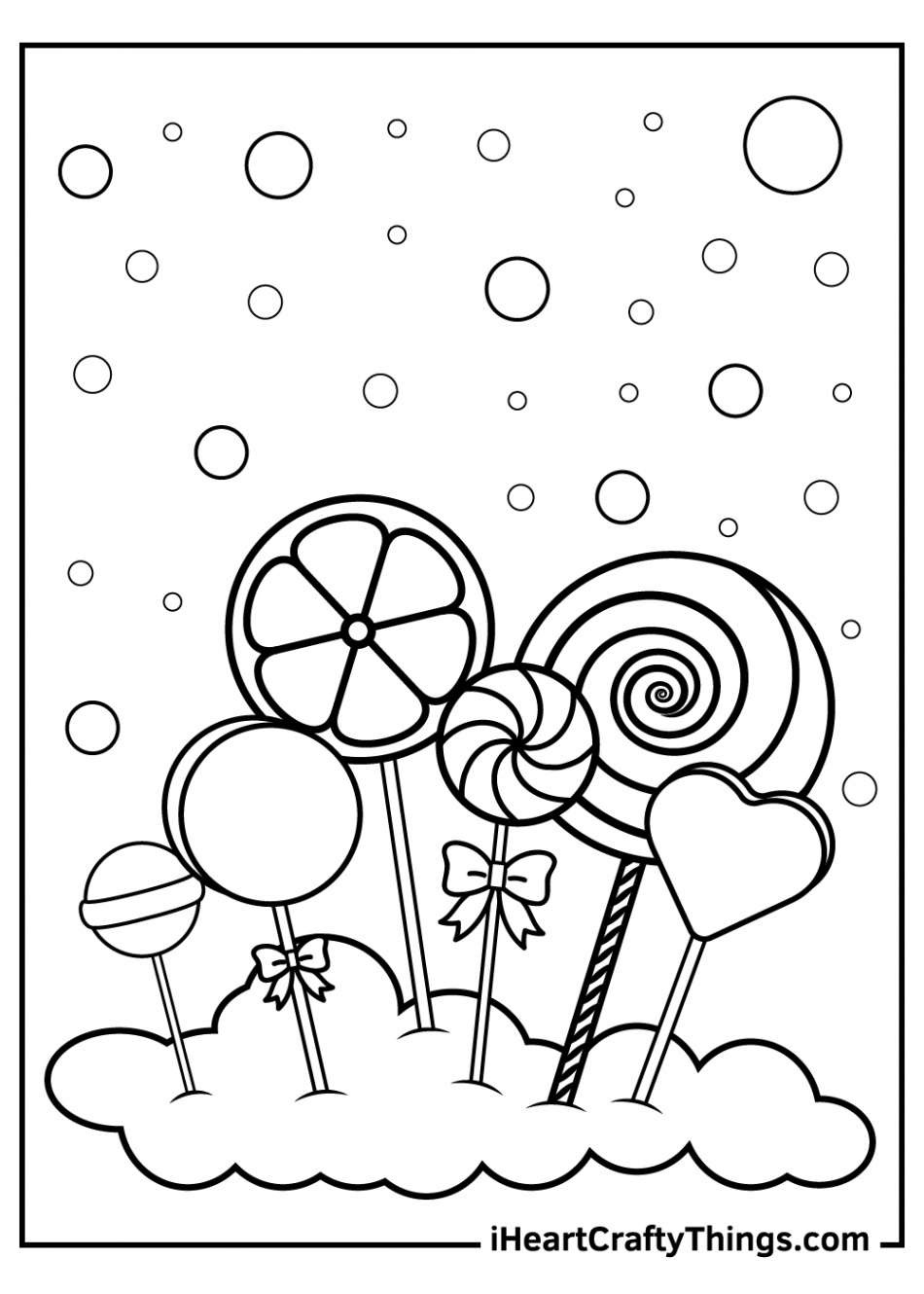 Candy Coloring Pages (% Free Printables)