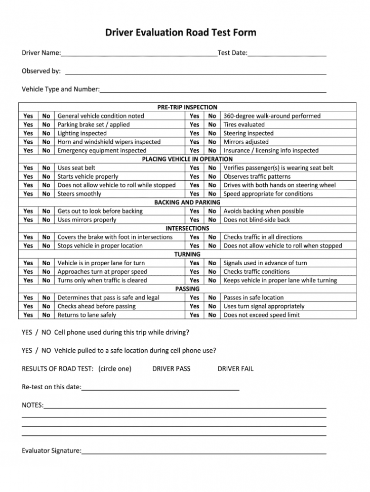 Certification Of Road Test Form - Fill Online, Printable, Fillable