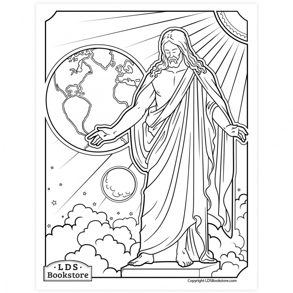 Christus Coloring Page - Printable