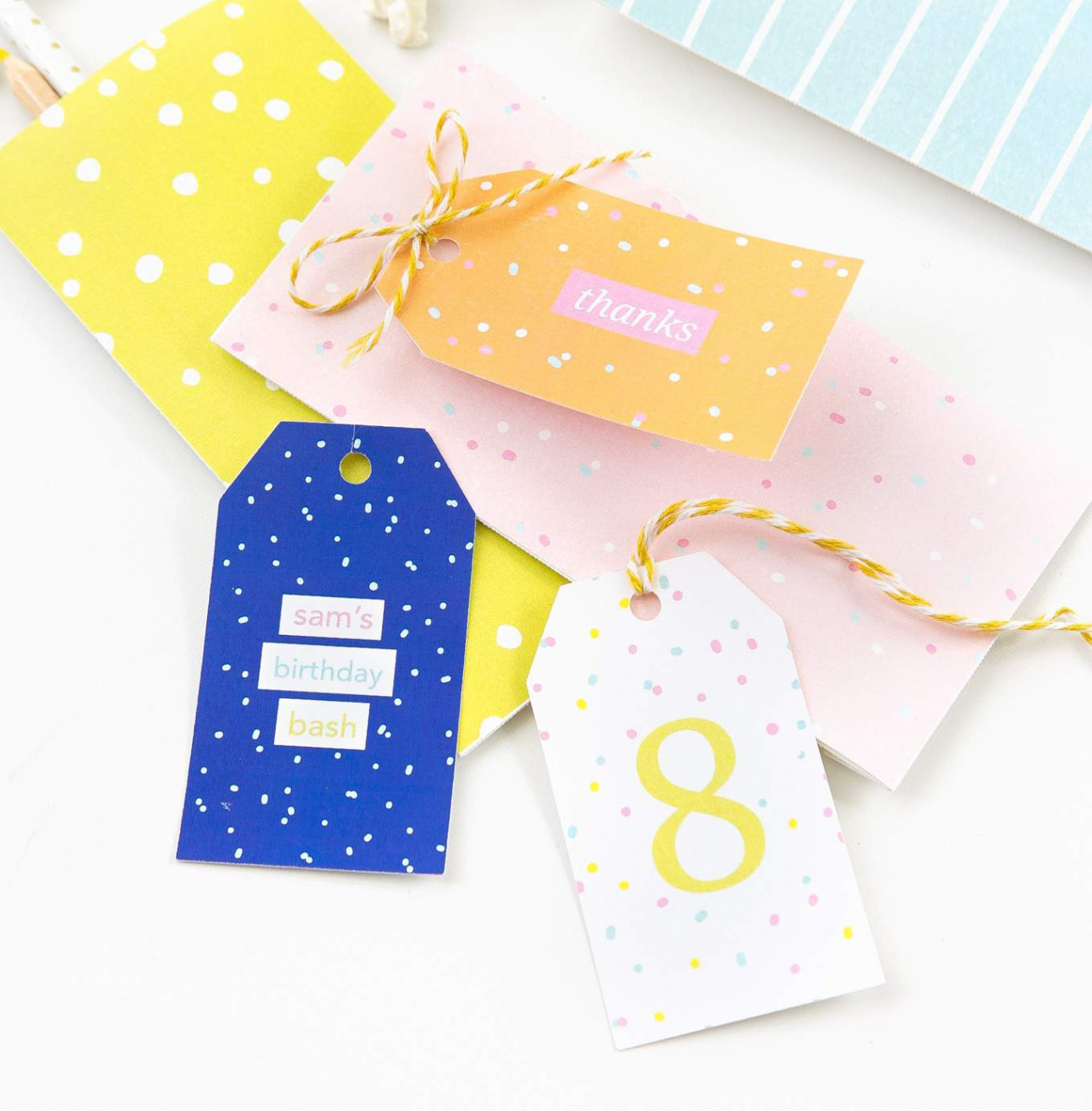 Colorful & Free Printable Gift Tags For Any Occasion!