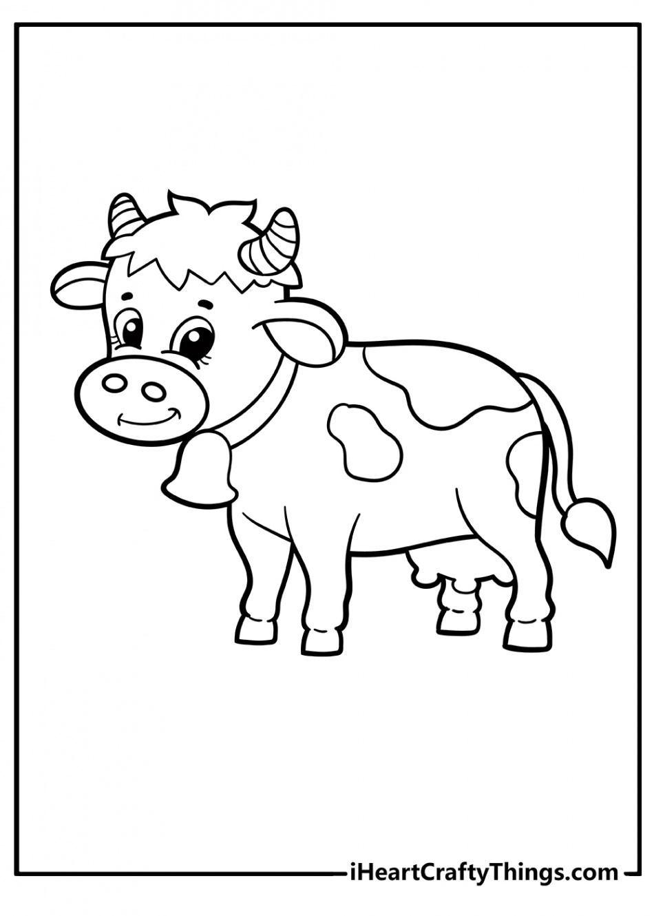 Cow Coloring Pages (% Free Printables)