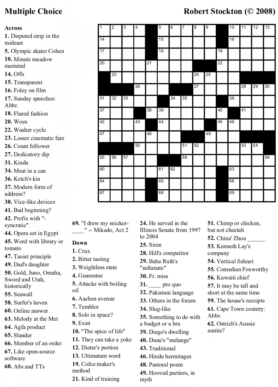 Crossword puzzle, Crossword puzzle maker, Free printable crossword