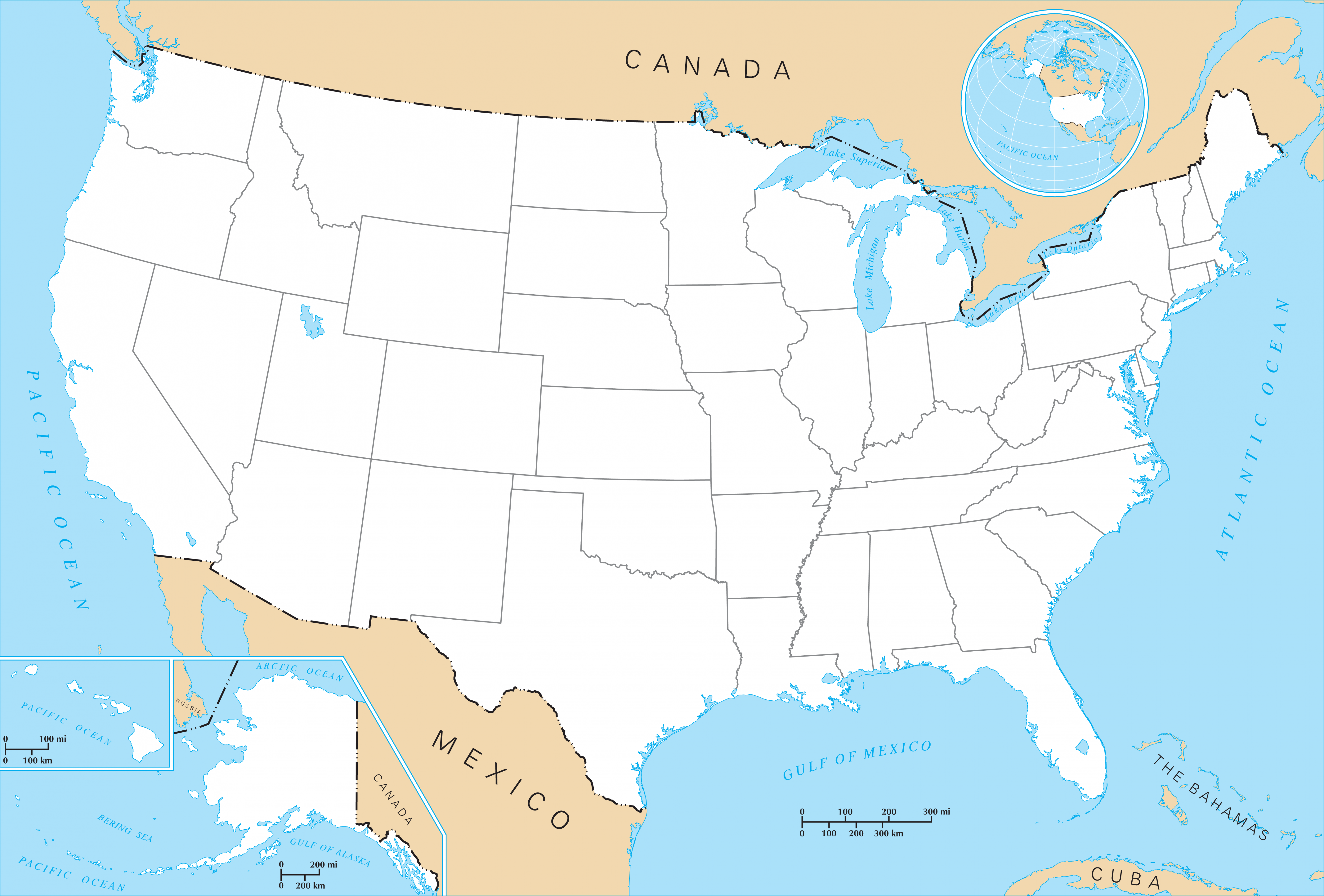 Datei:US state outline map