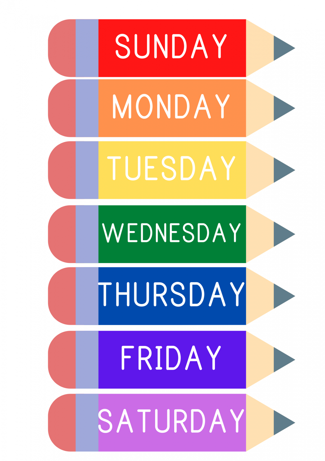 Days of the Week Activities Days of the Week Poster Days of the