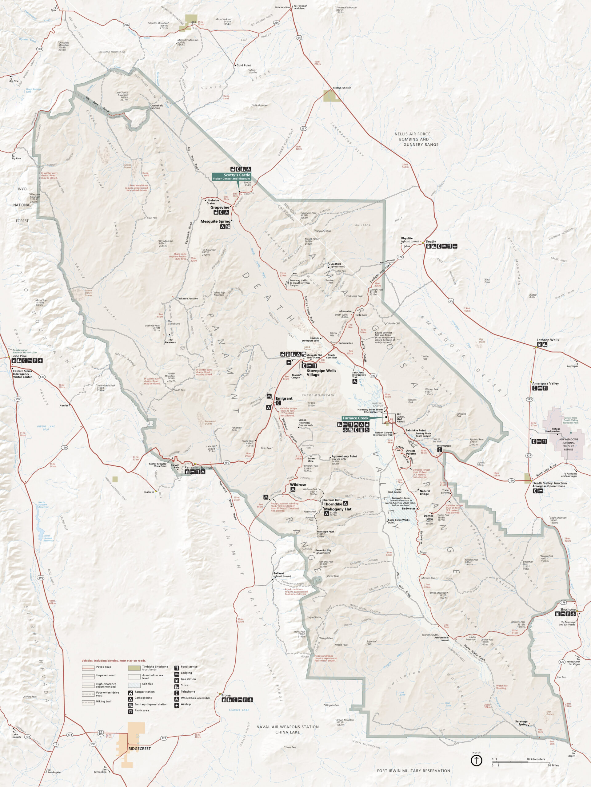 Death Valley Maps  NPMaps.com - just free maps, period.