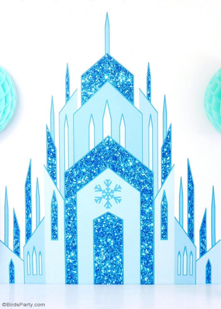 DIY Frozen Inspired Birthday Party Backdrop - Party Ideas  Party