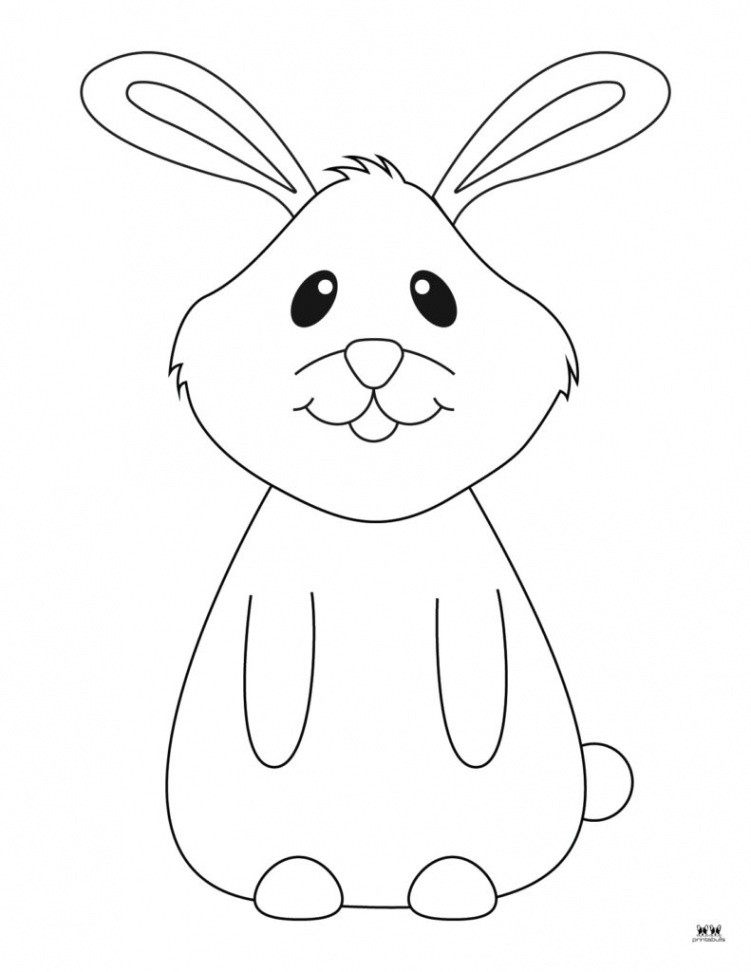 Easter Bunny Templates & Outlines -  FREE Pages  Printabulls