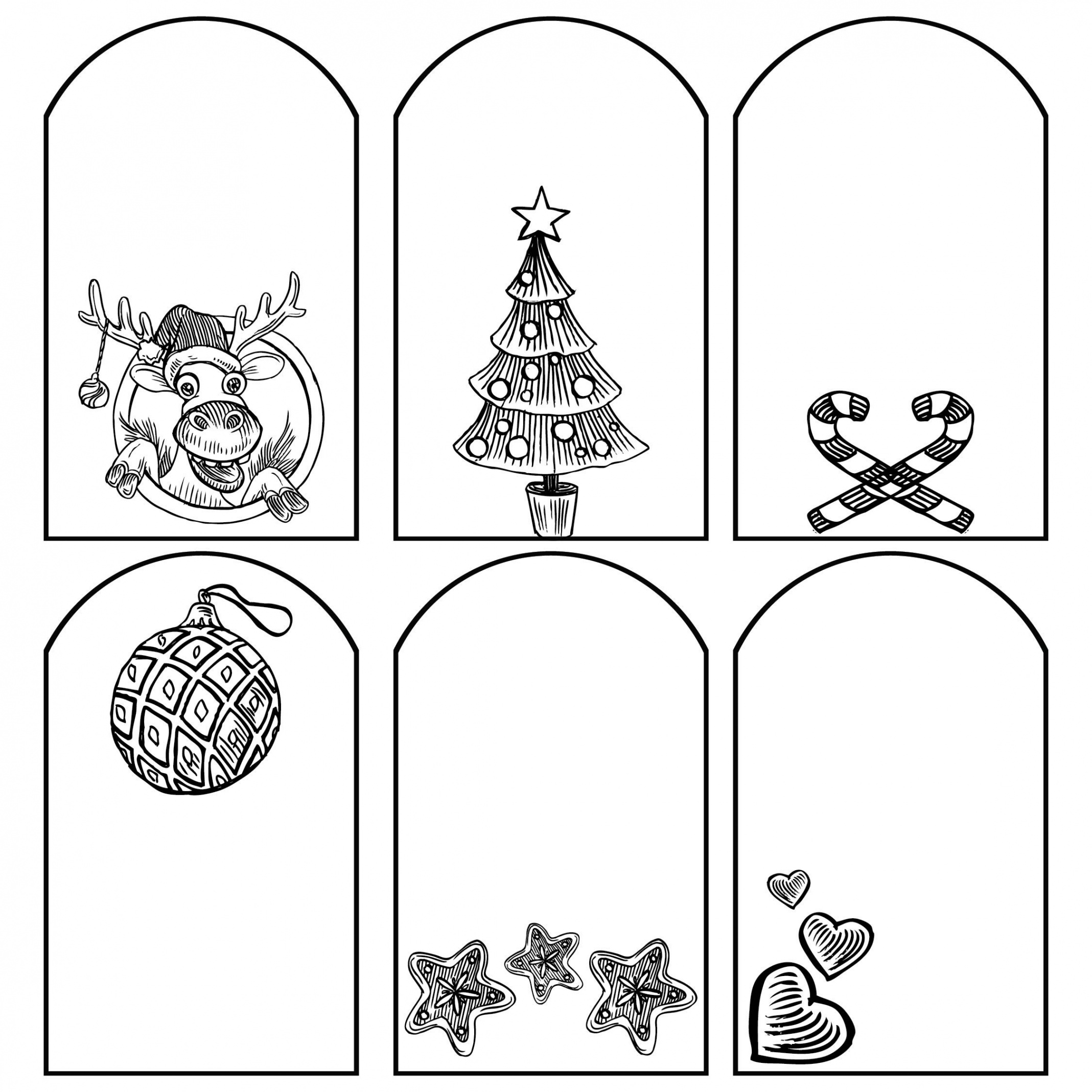 Elegant Printable Christmas Gift Tags