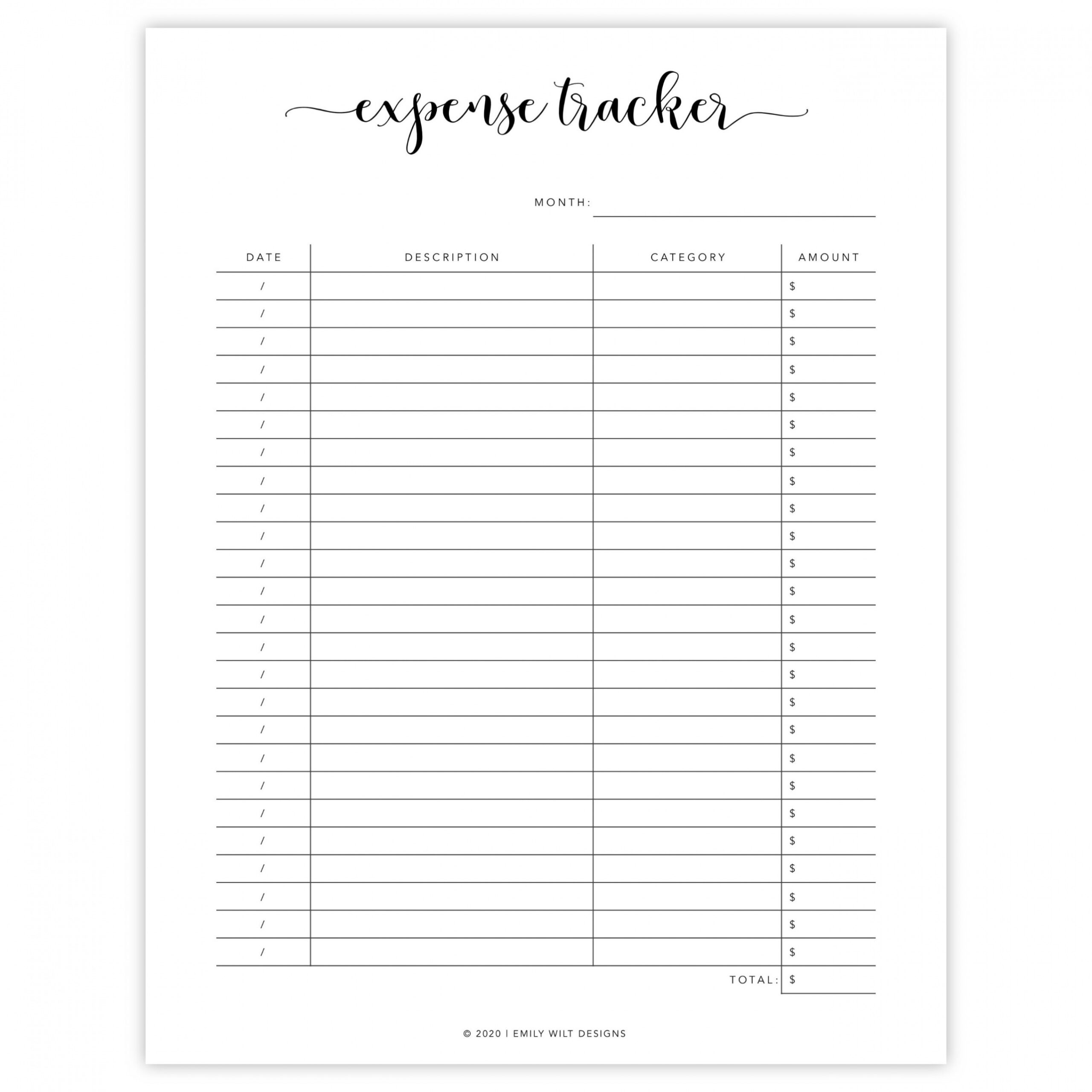 Expense Tracker Printable, Spesenverfolgung, Ausgaben Log, Ausgaben  Tracker, Budget Printables, Finanz Binder, Finanz Printable