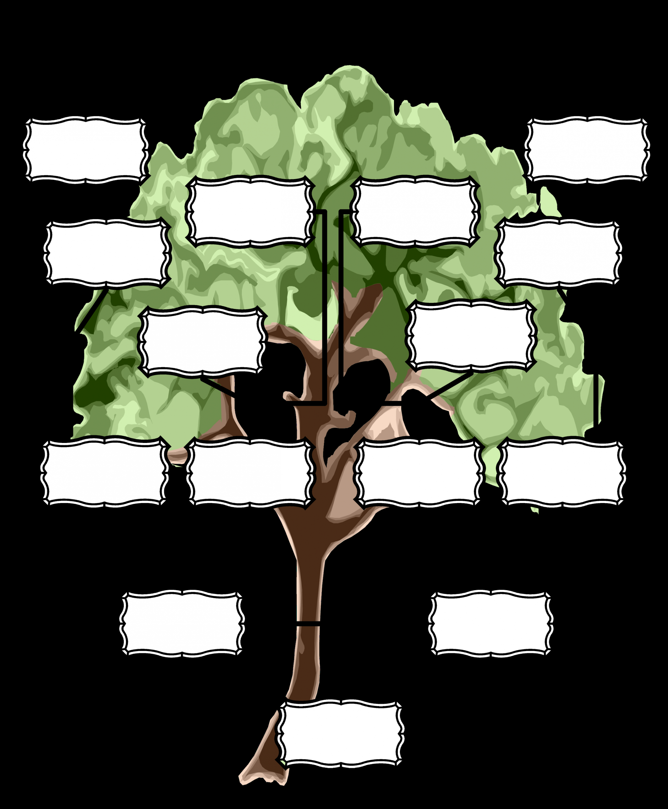 Printable Family Tree Templates - Avery marshall