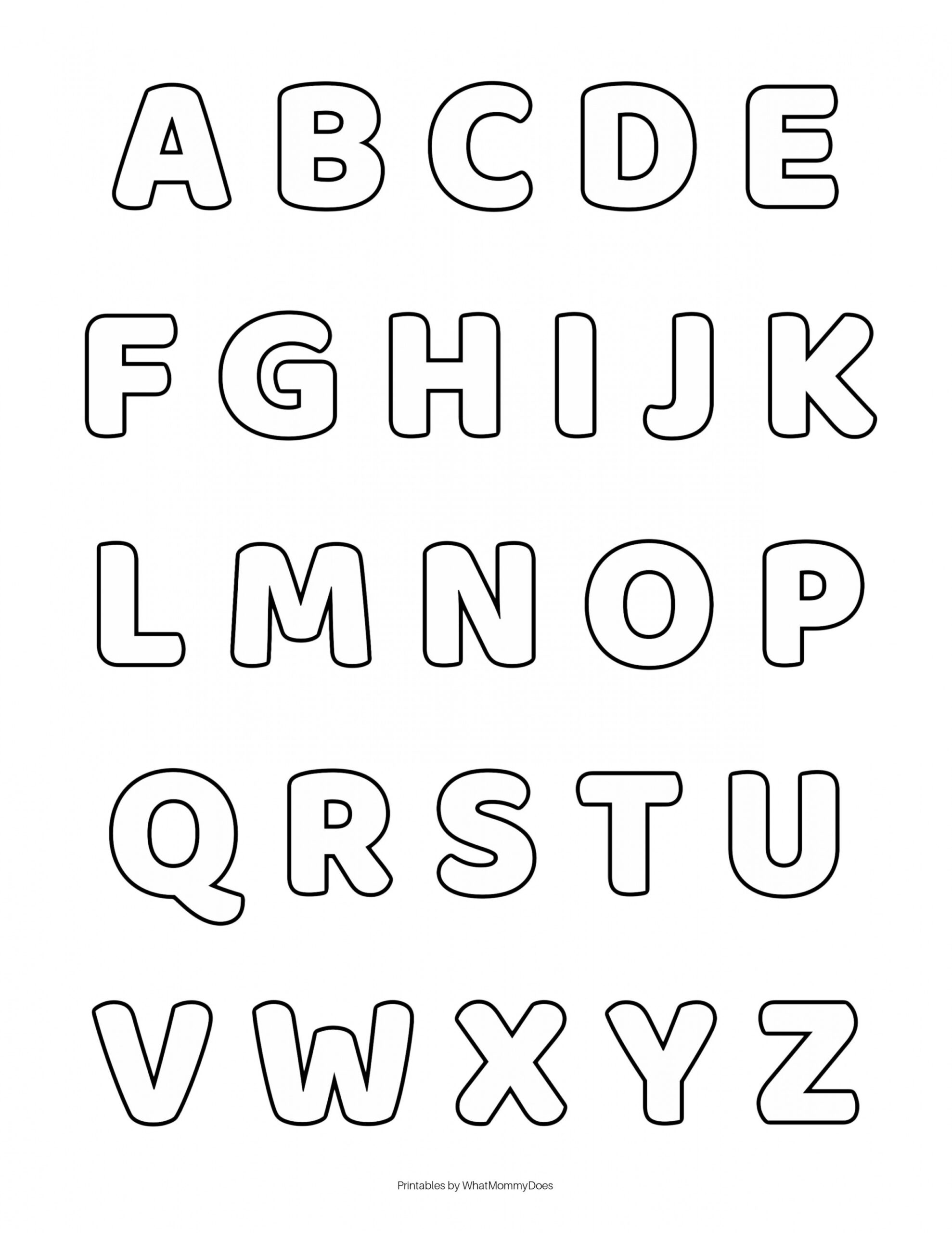 Free Alphabet Printables – Letters, Worksheets, Stencils & ABC