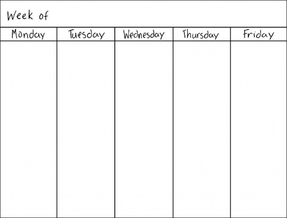 Free Blank  Day Calendar  Blank weekly calendar, Free calendar