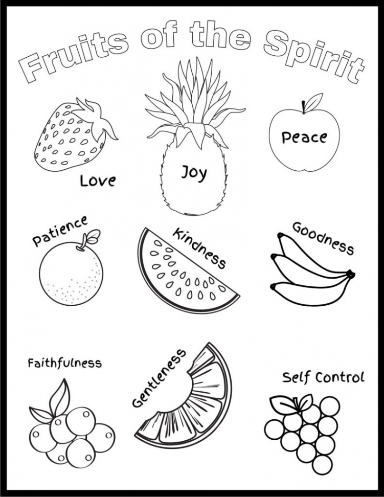 Free Fruit of the Spirit Printables - Bible Study Printables