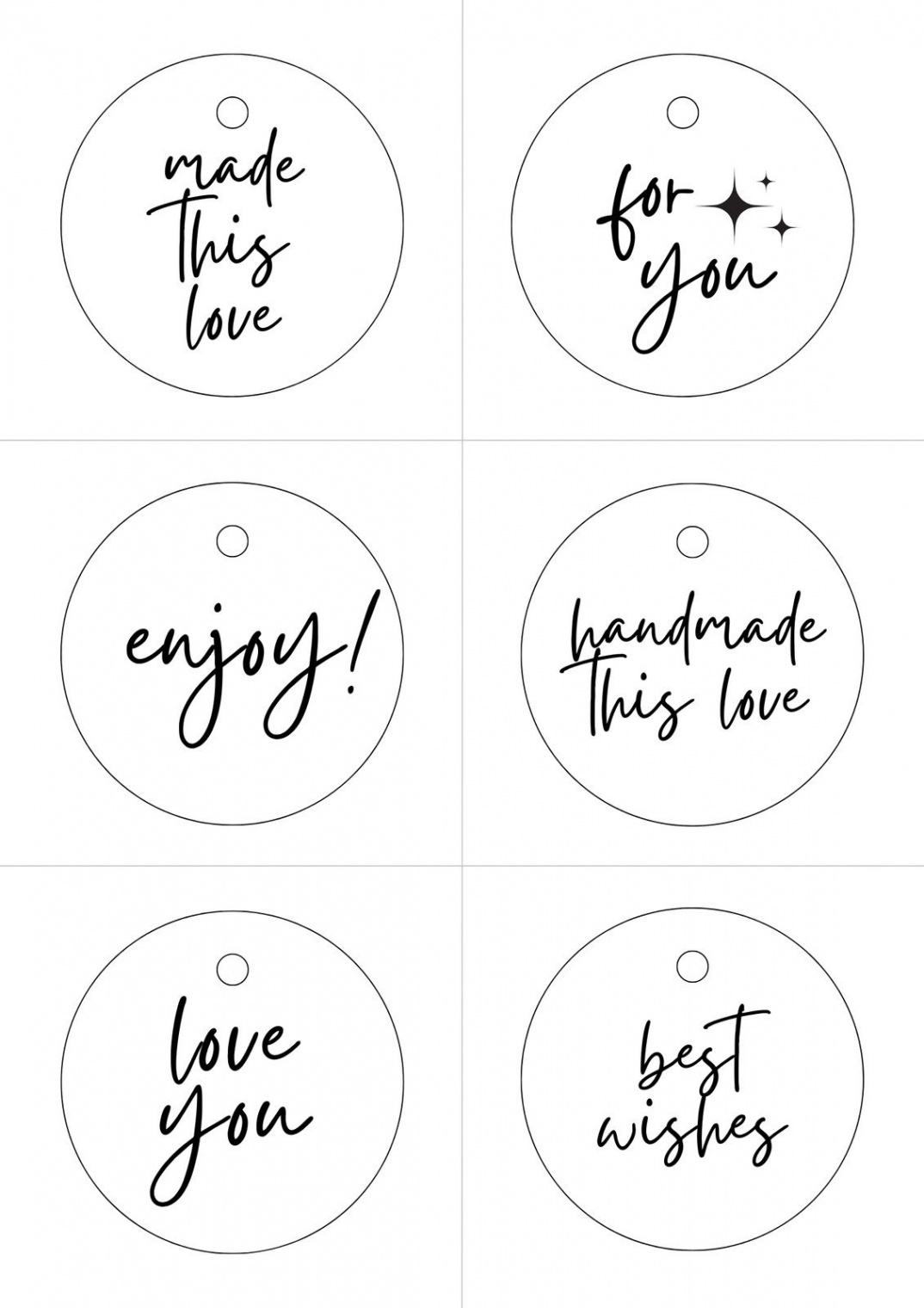 Free, printable and customizable gift tag templates  Canva