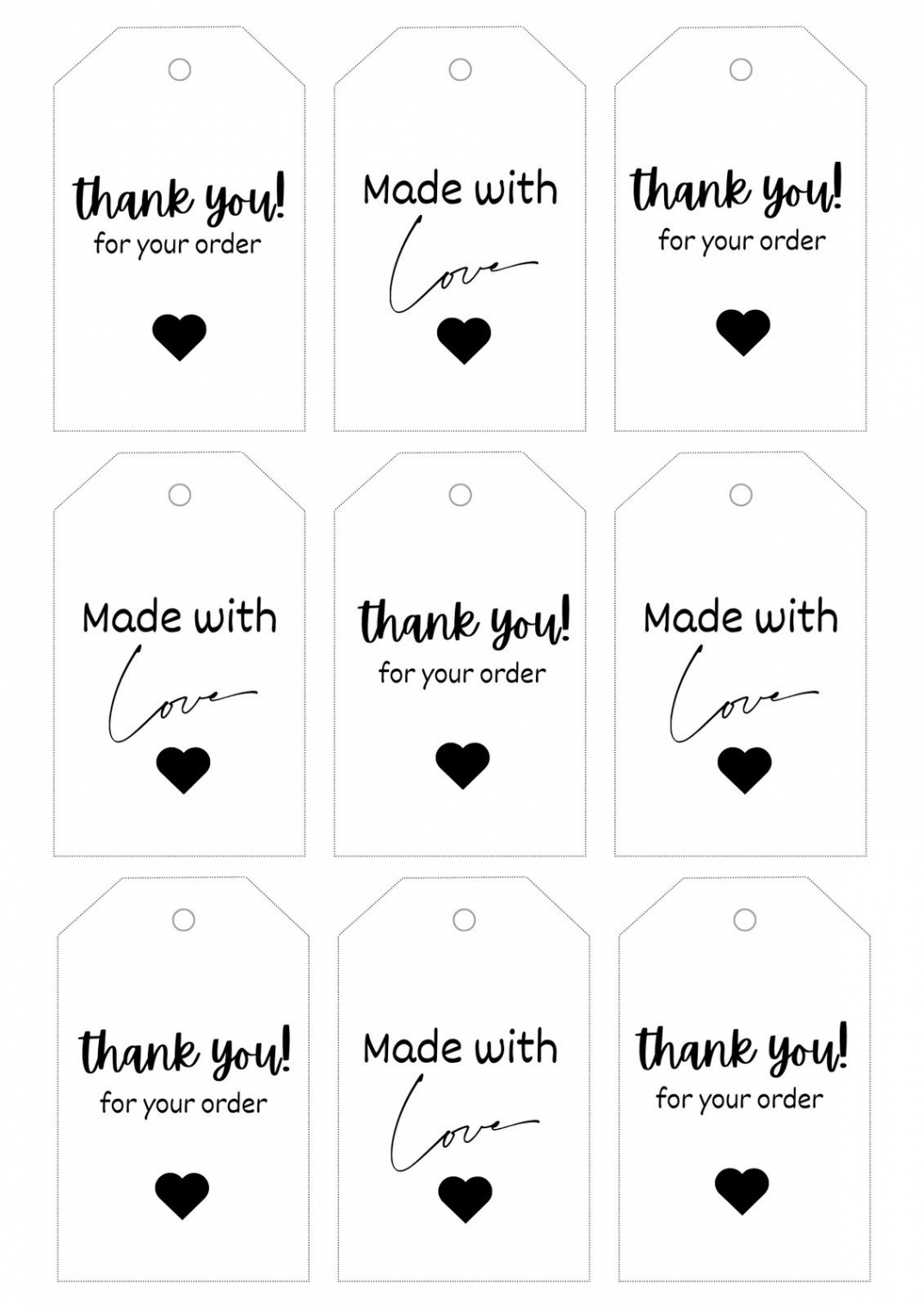 Free, printable and customizable gift tag templates  Canva