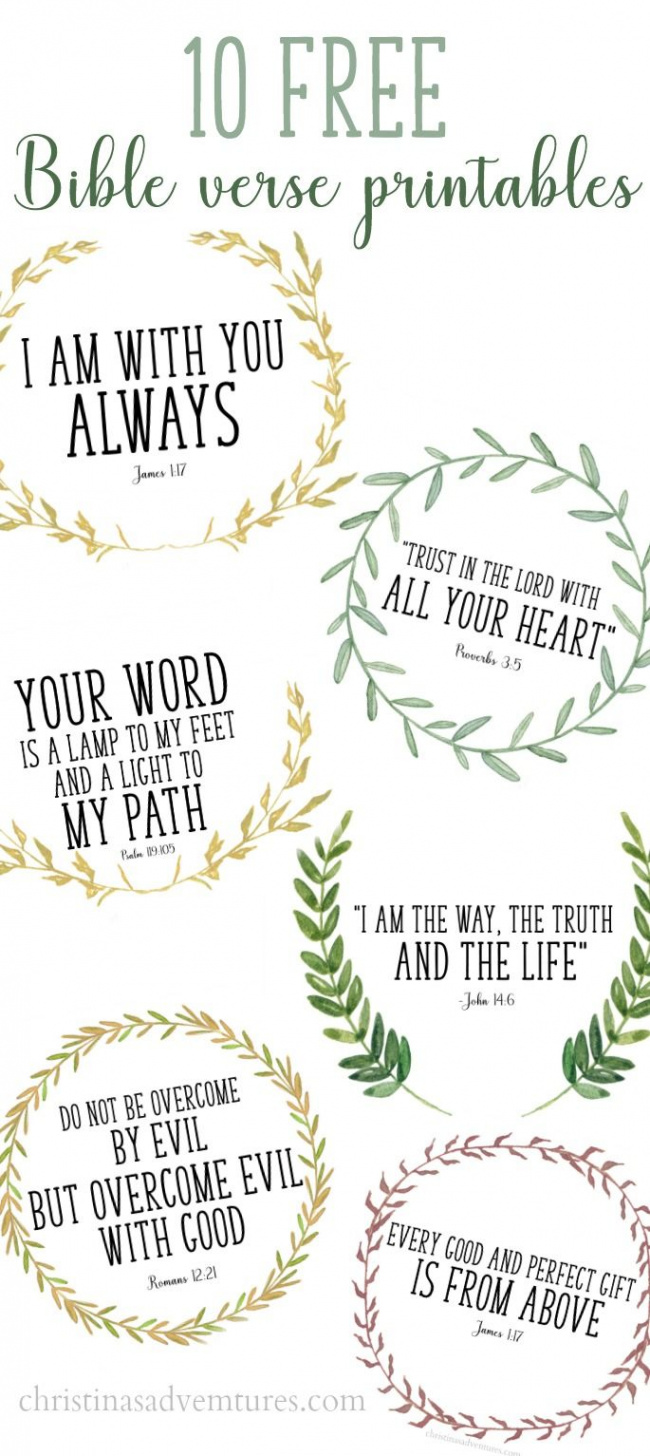 Free printable Bible verses  Printable bible verses free