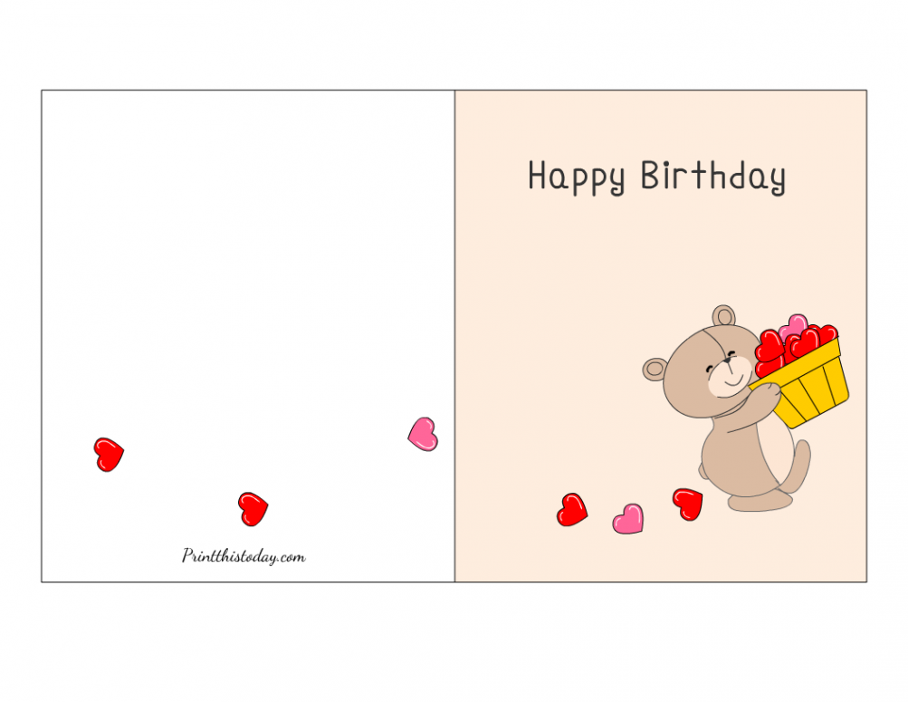 Free Printable Cute Birthday Cards