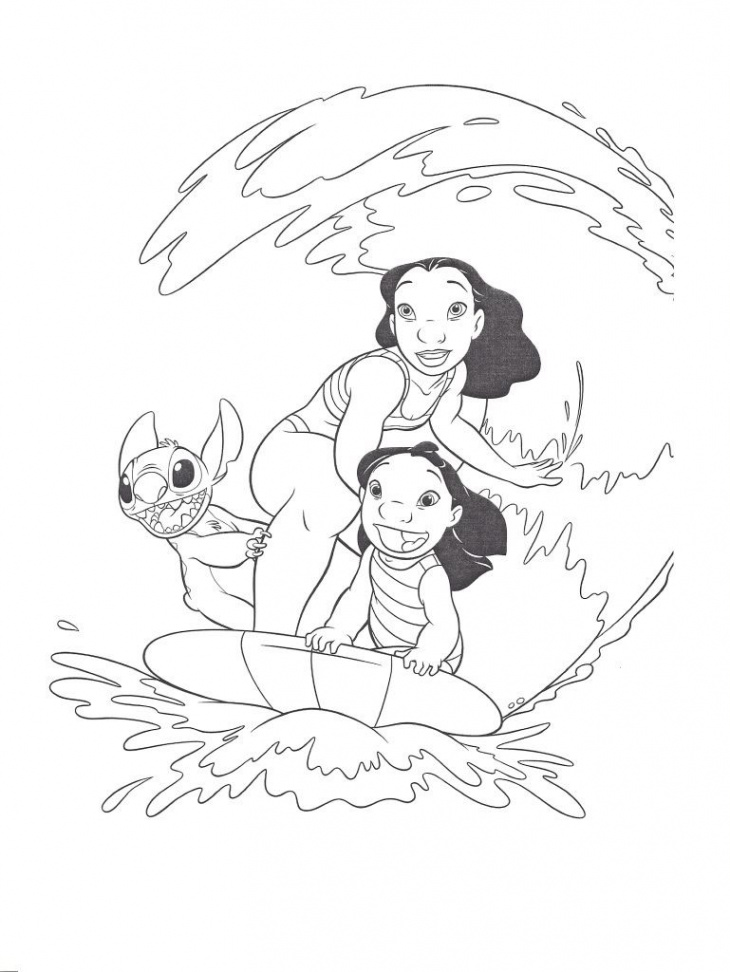 Free Printable Lilo and Stitch Coloring Pages For Kids  Lilo and